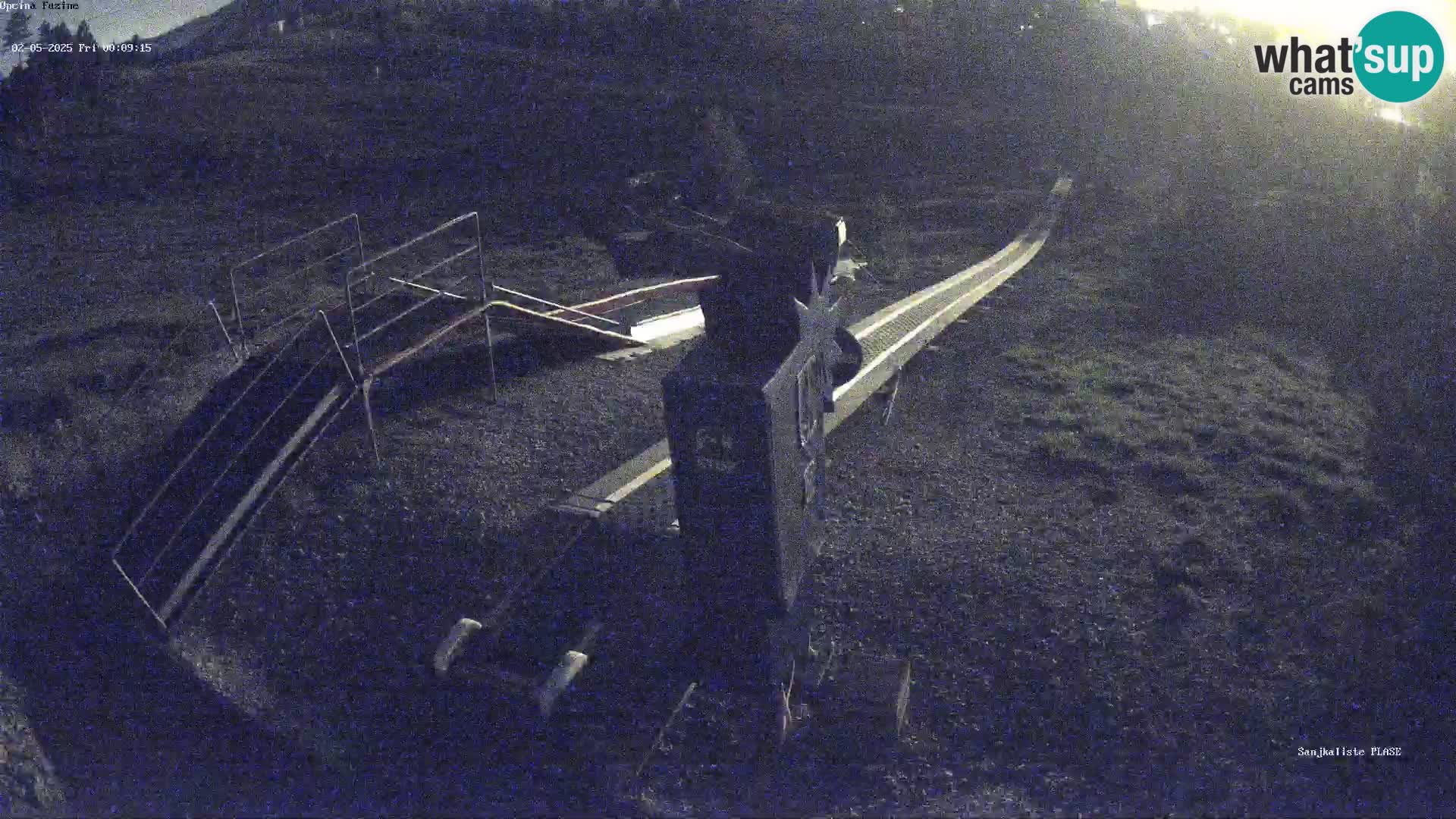 Webcam en vivo Pista de trineo Fužine – Croacia