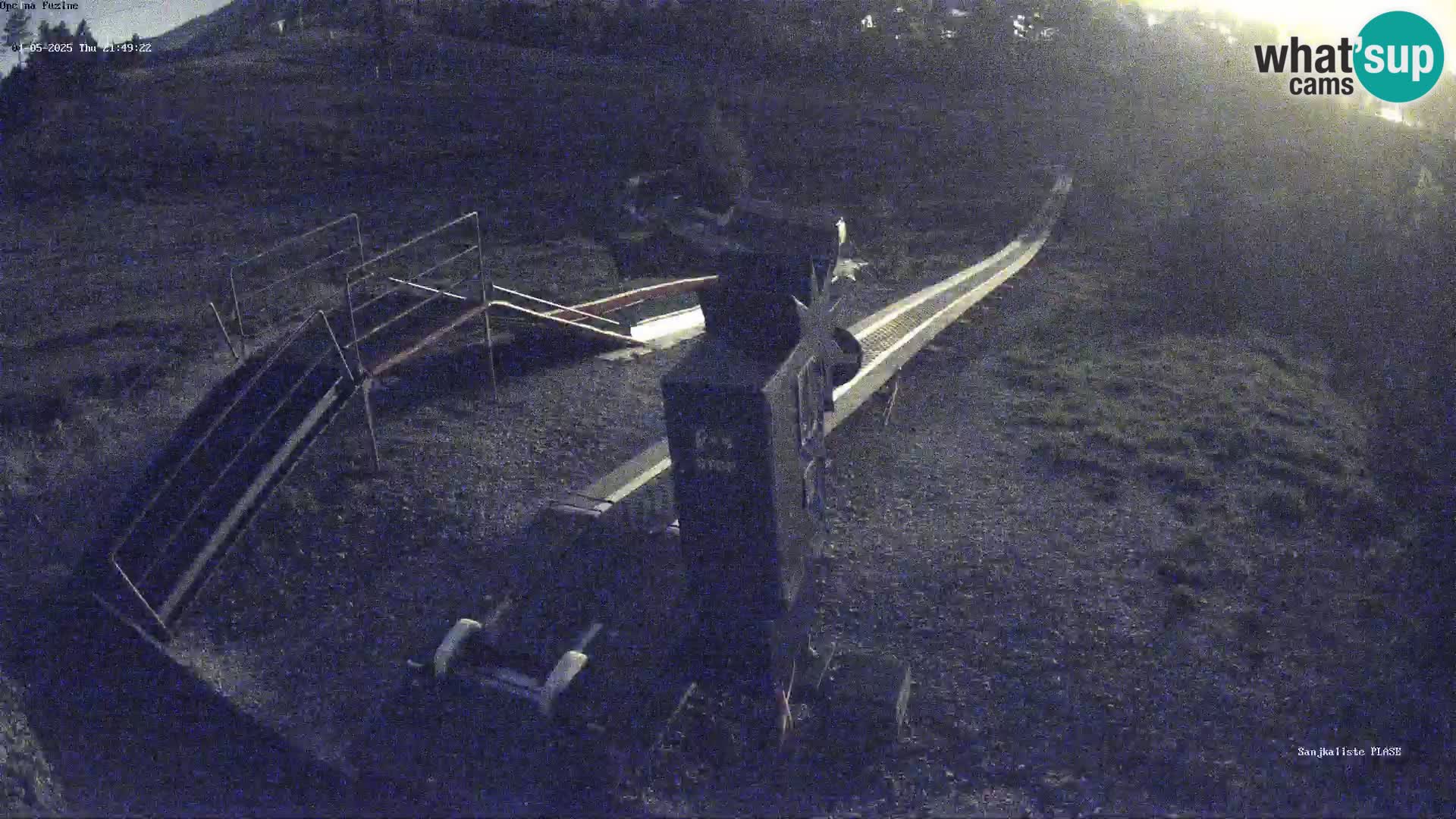 Webcam en direct Piste de luge de Fužine – Croatie
