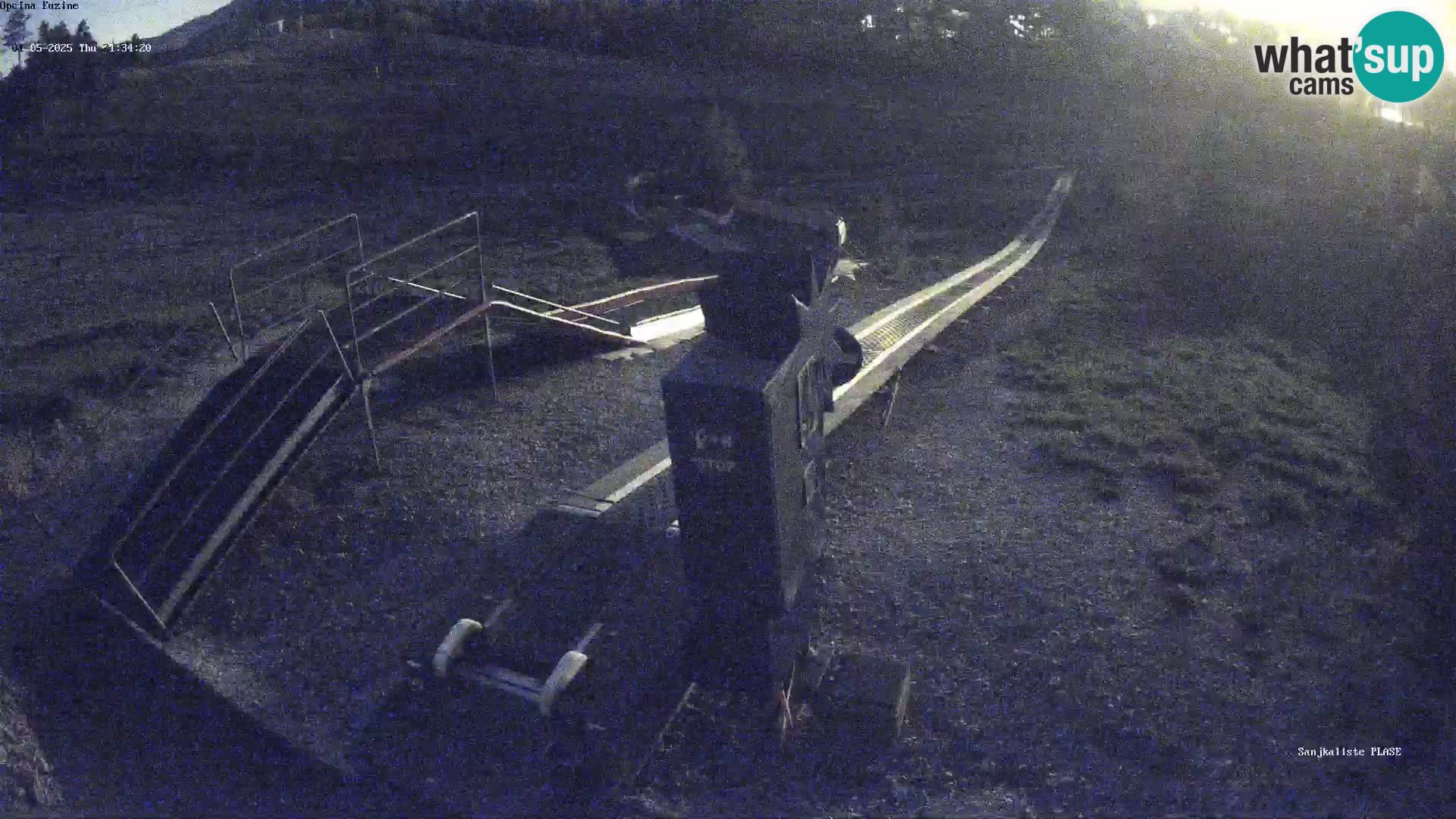 Webcam en direct Piste de luge de Fužine – Croatie