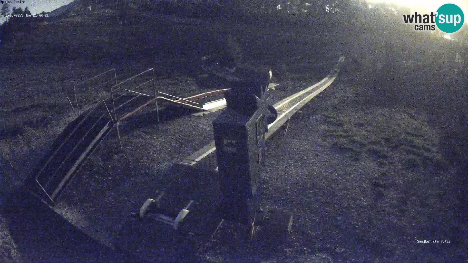 Webcam en vivo Pista de trineo Fužine – Croacia
