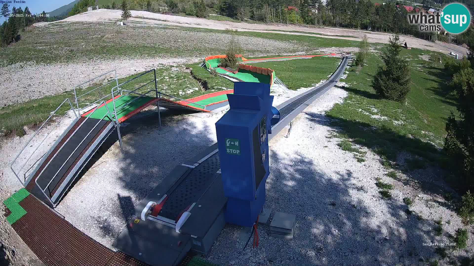 Spletna kamera v živo Sankališče Fužine – Hrvaška