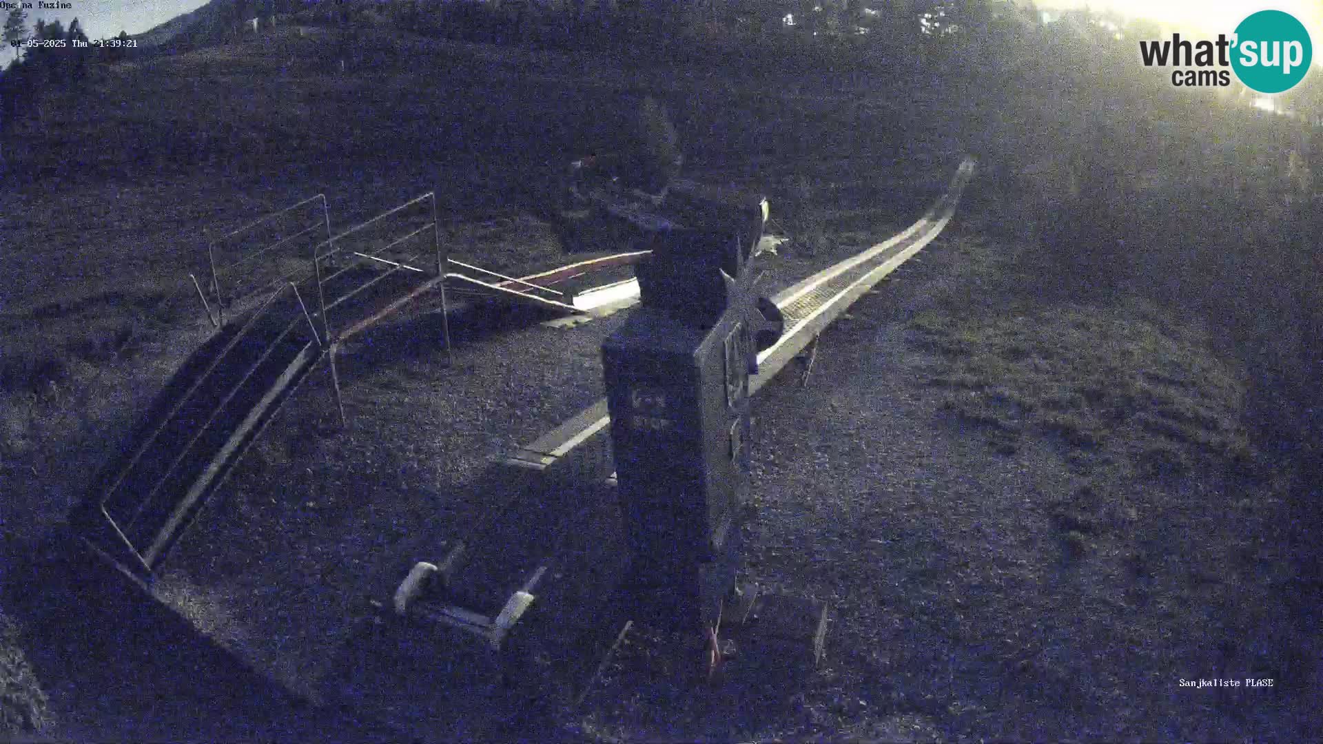 Webcam en direct Piste de luge de Fužine – Croatie