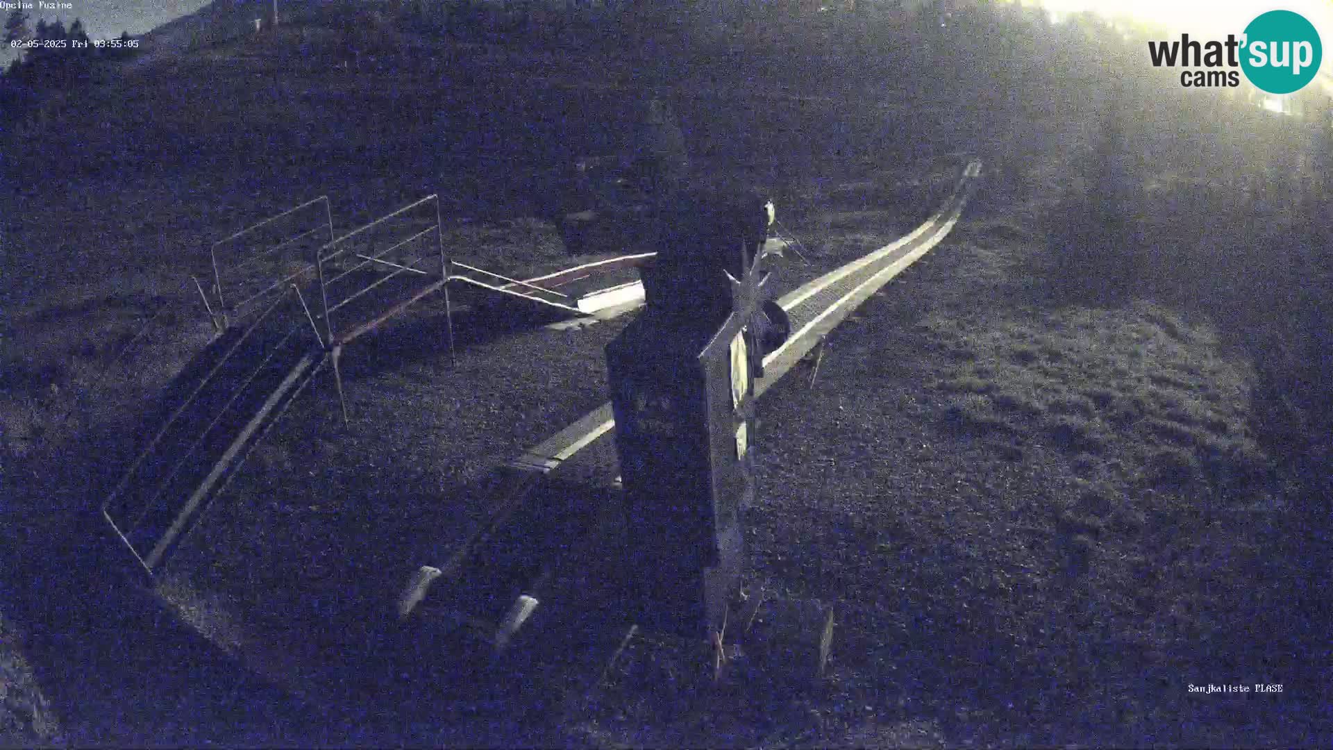 Live webcam Pista da slittino Fužine – Croazia
