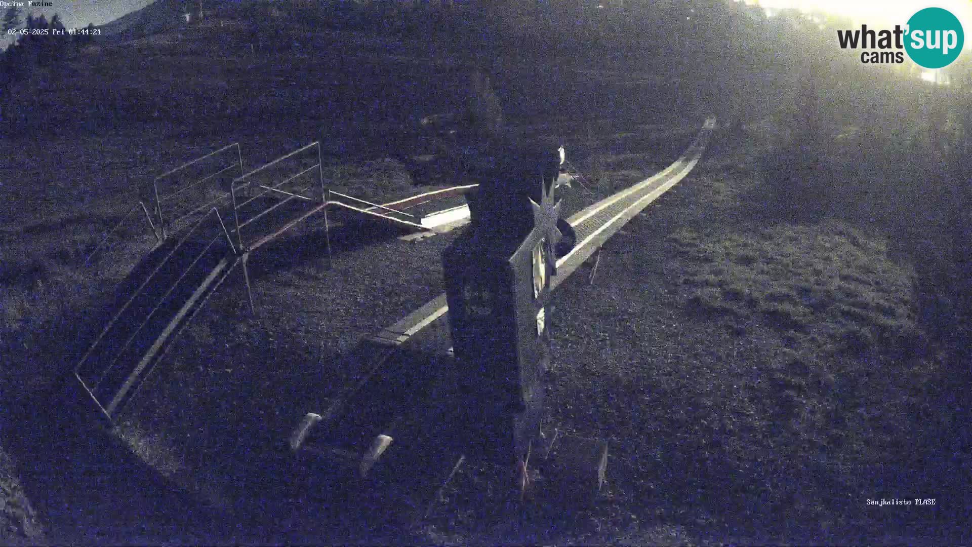 Live webcam Pista da slittino Fužine – Croazia