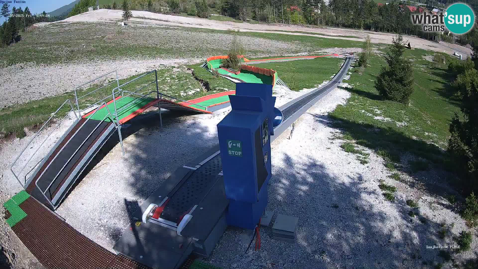 Webcam en vivo Pista de trineo Fužine – Croacia