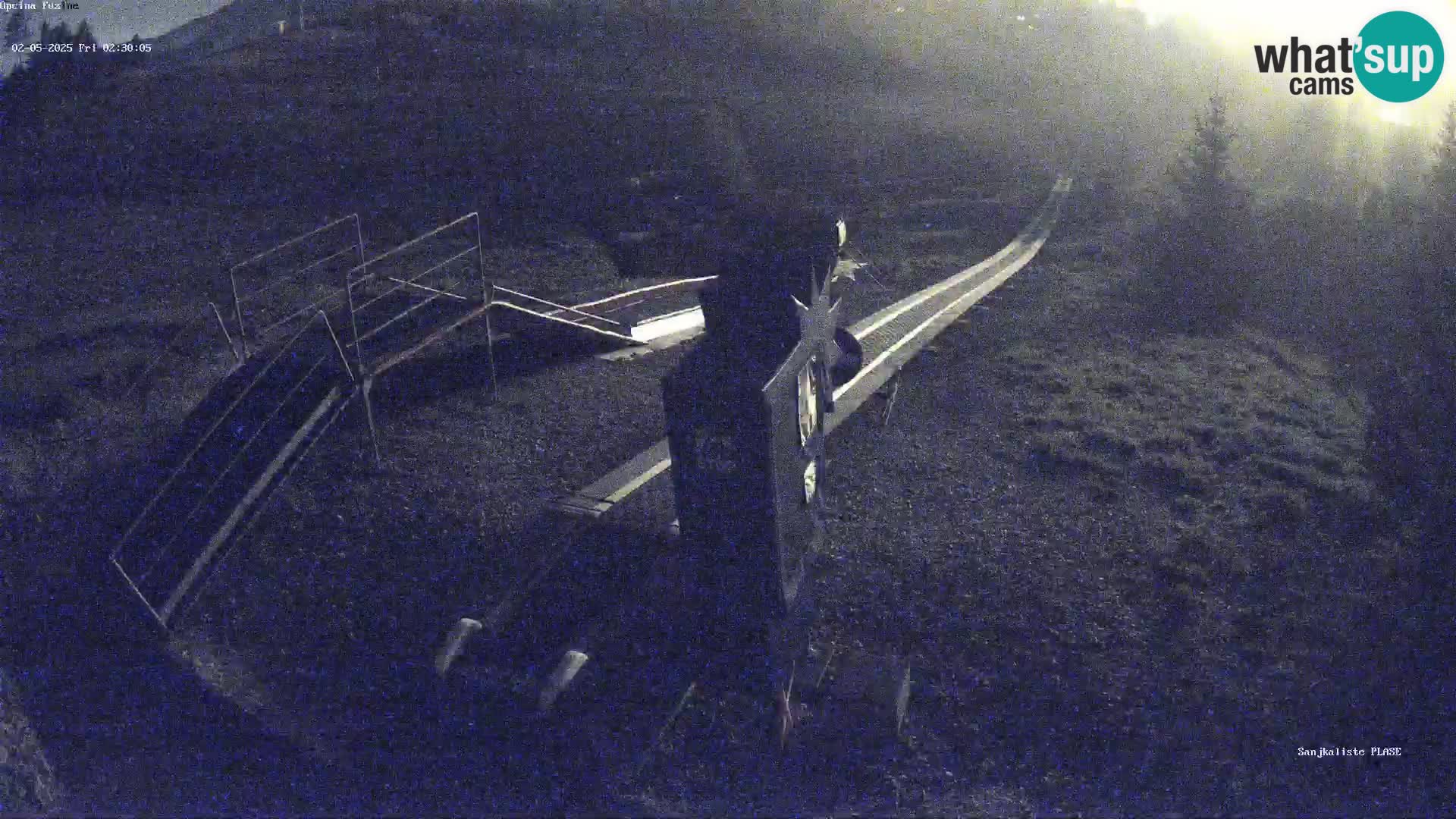 Webcam en direct Piste de luge de Fužine – Croatie