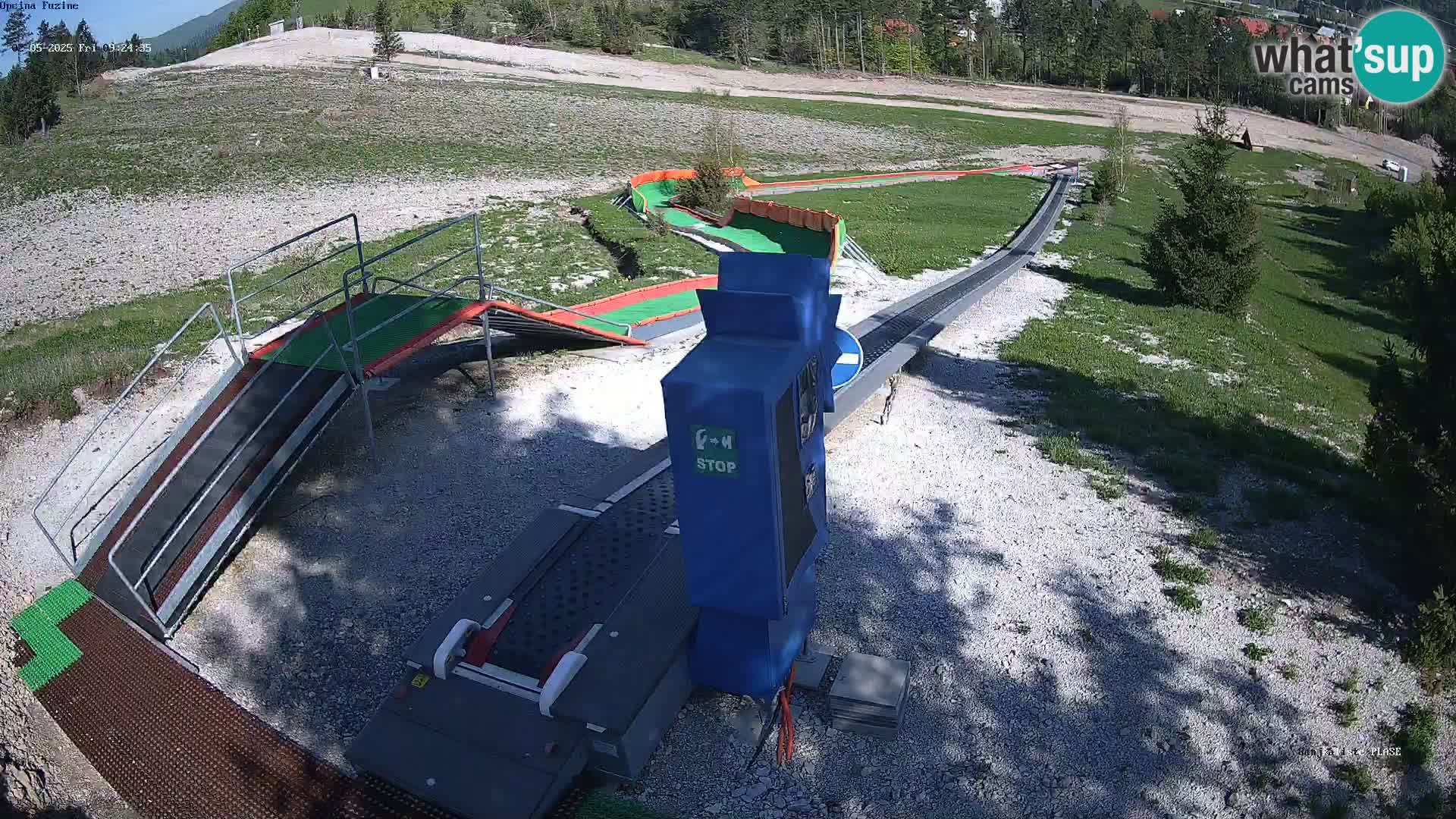 Webcam en direct Piste de luge de Fužine – Croatie
