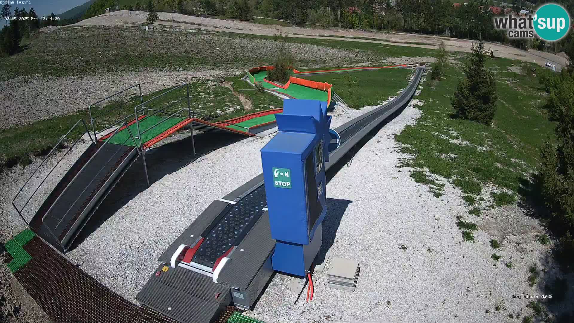 Live webcam Pista da slittino Fužine – Croazia