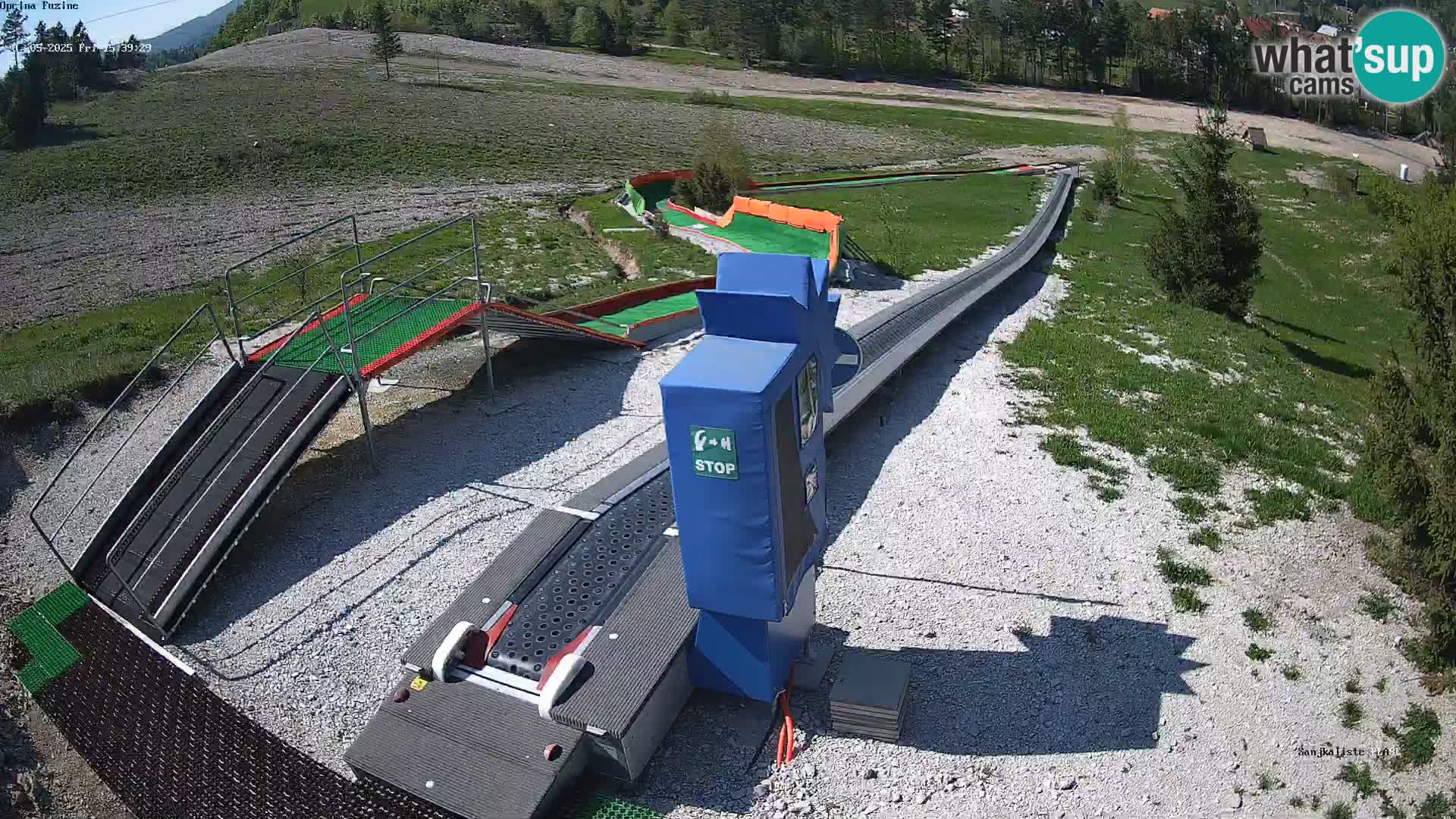 Webcam en direct Piste de luge de Fužine – Croatie