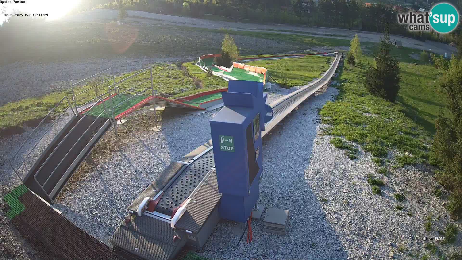 Webcam en vivo Pista de trineo Fužine – Croacia