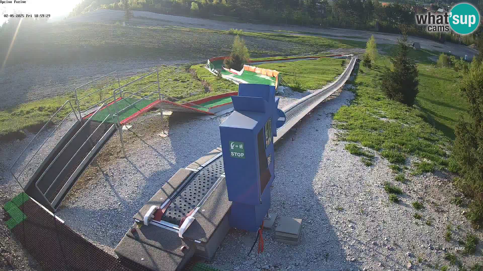 Webcam en direct Piste de luge de Fužine – Croatie