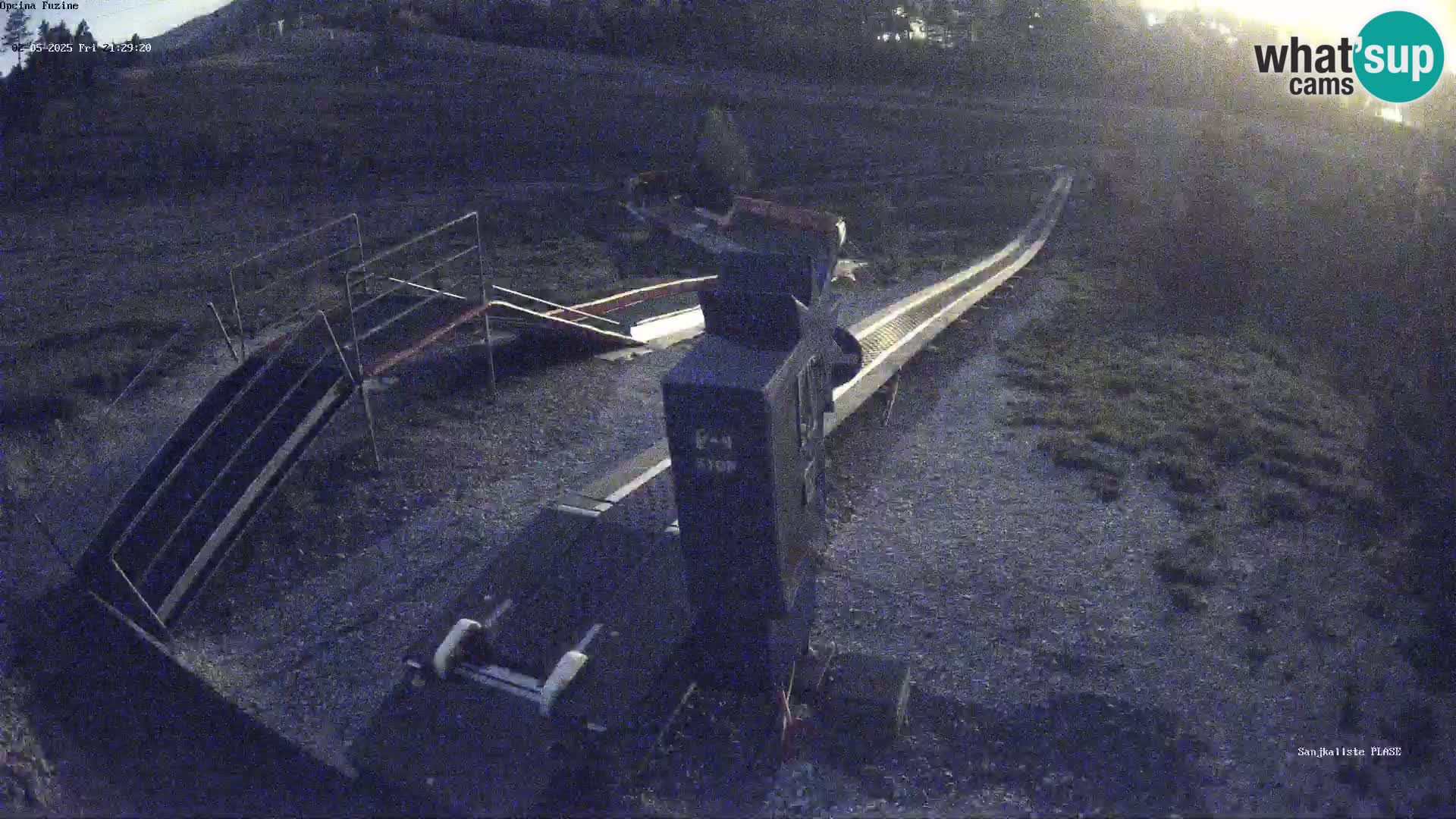 Webcam en direct Piste de luge de Fužine – Croatie