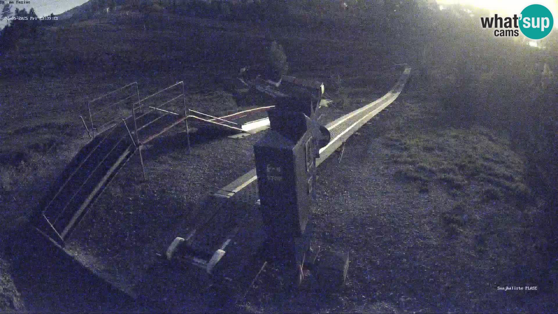 Live webcam Pista da slittino Fužine – Croazia