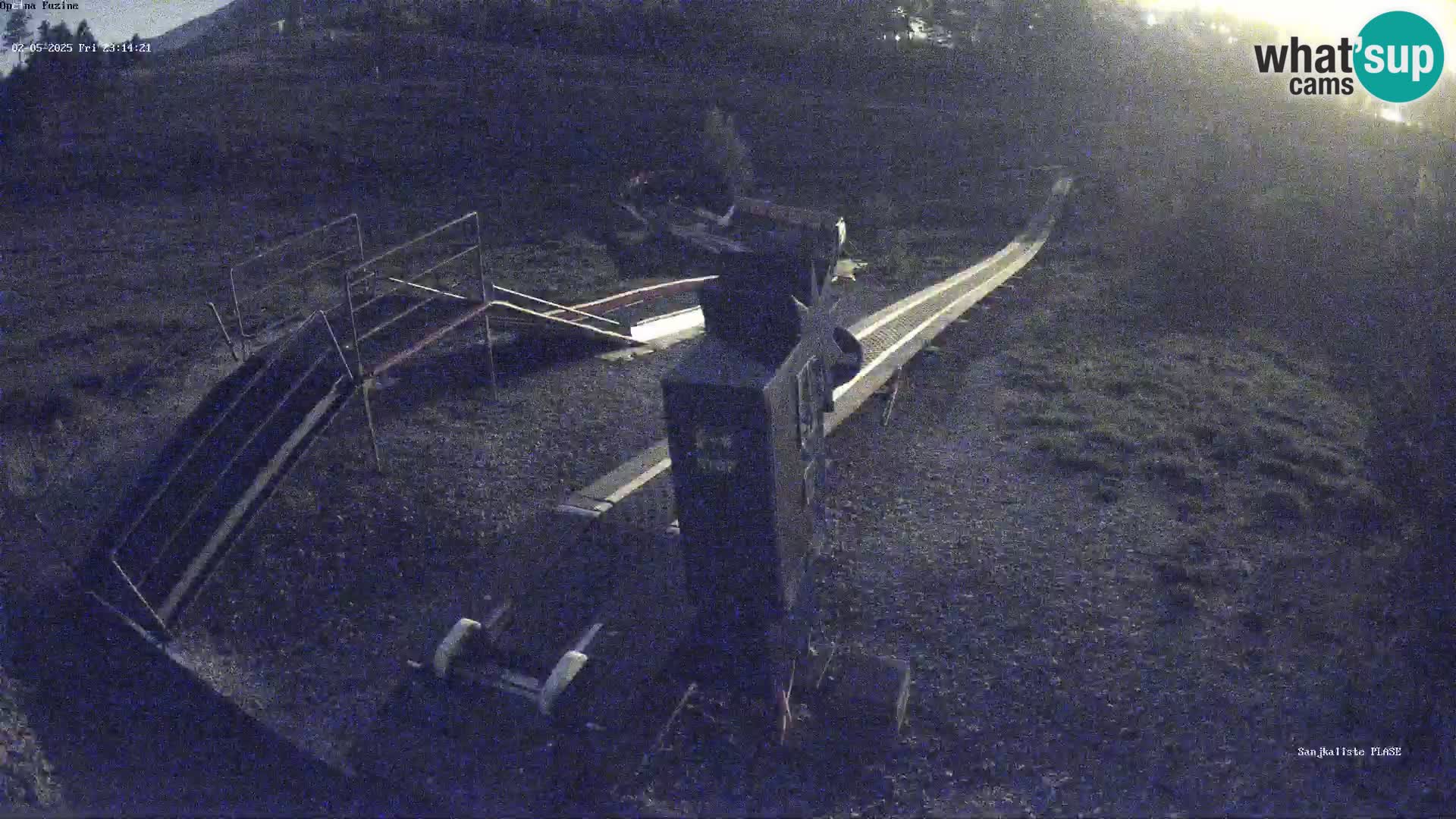 Live webcam Pista da slittino Fužine – Croazia