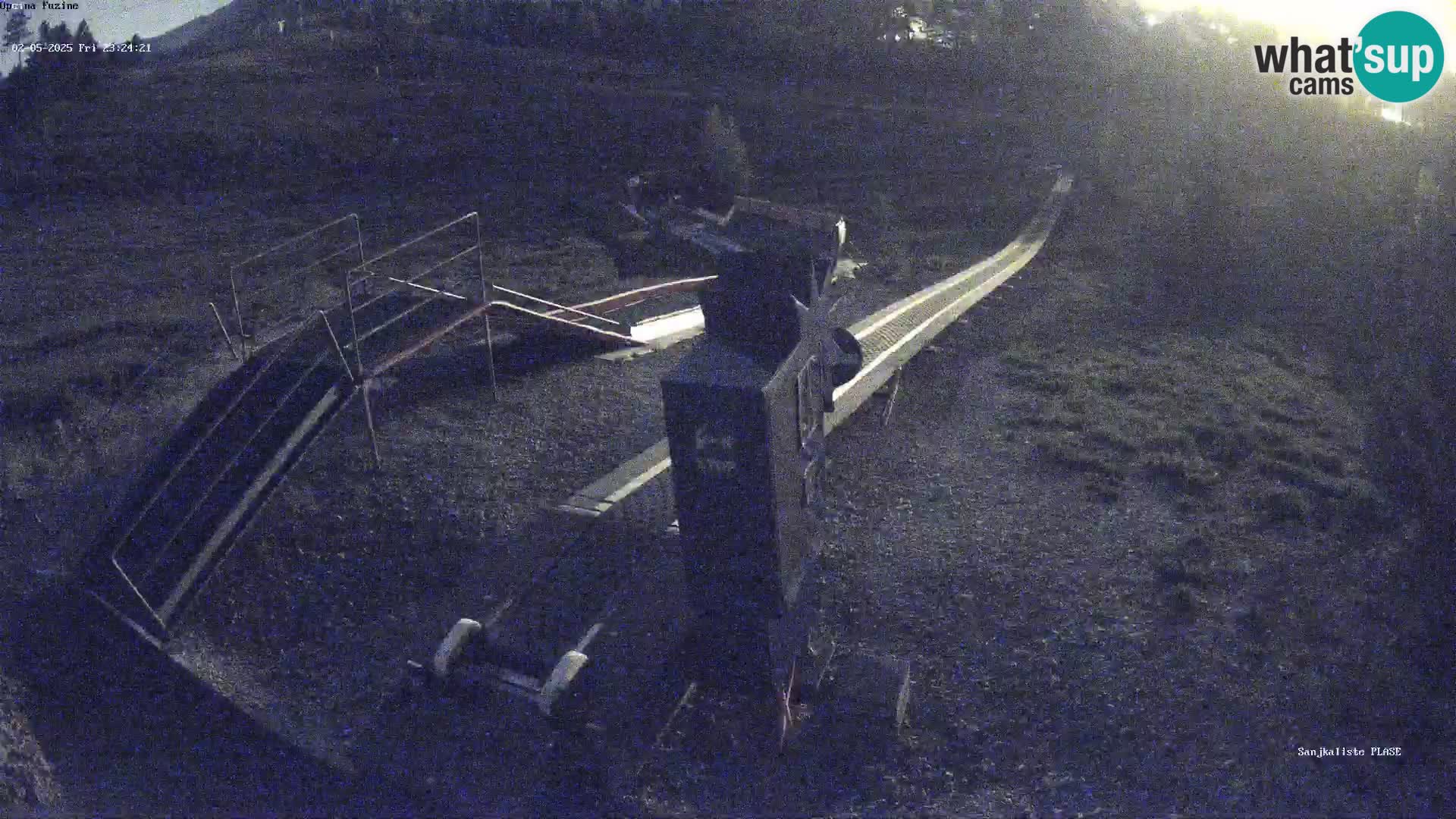Live webcam Fužine toboggan run – Croatia