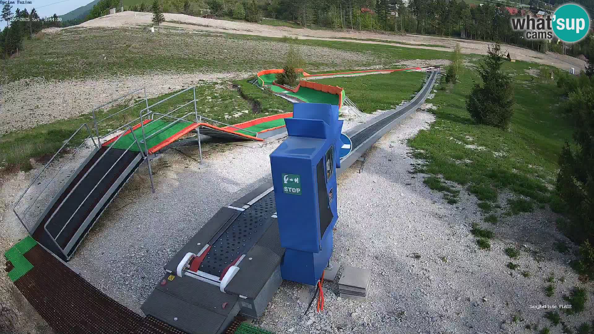 Webcam en direct Piste de luge de Fužine – Croatie