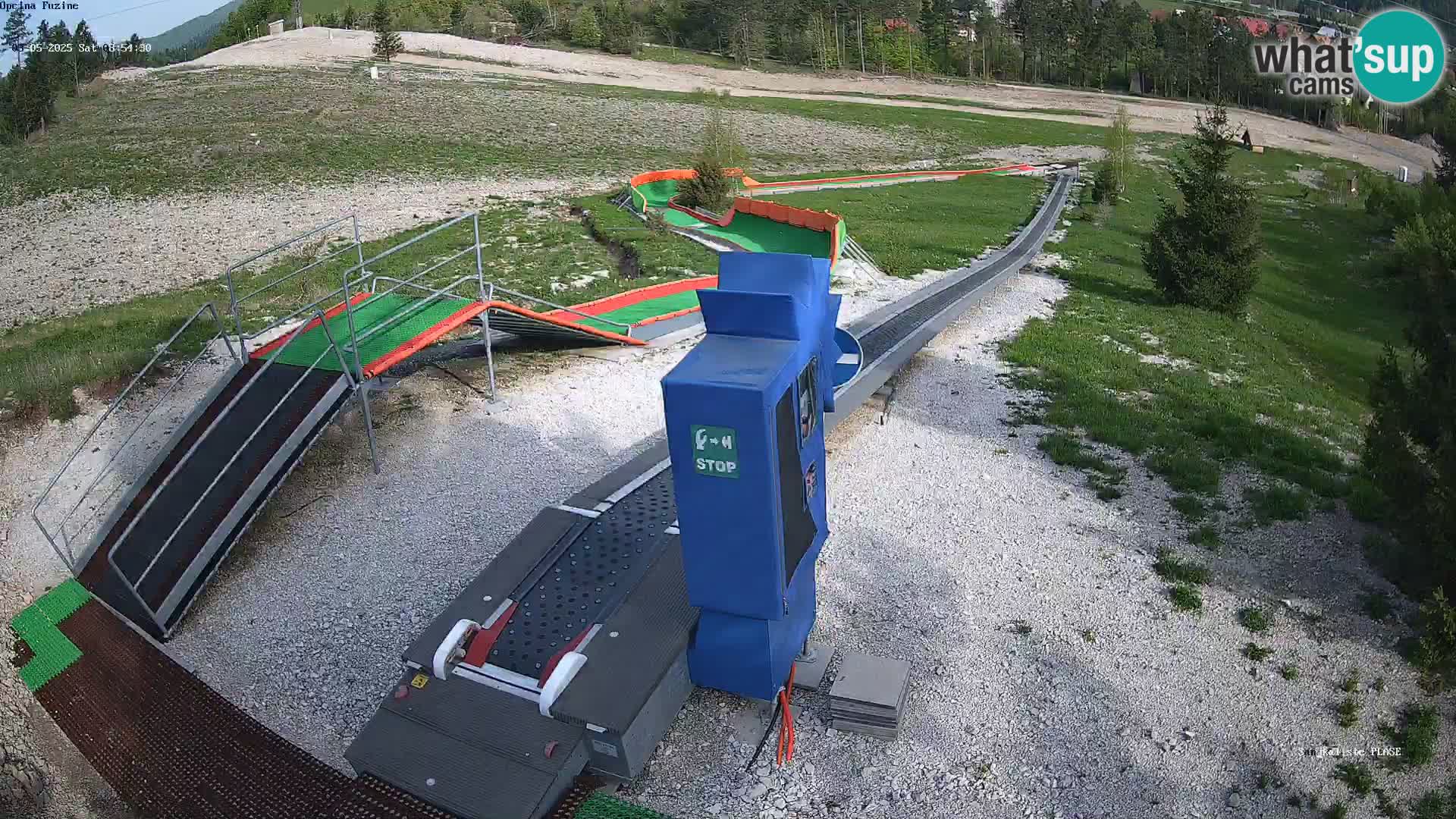 Live webcam Pista da slittino Fužine – Croazia