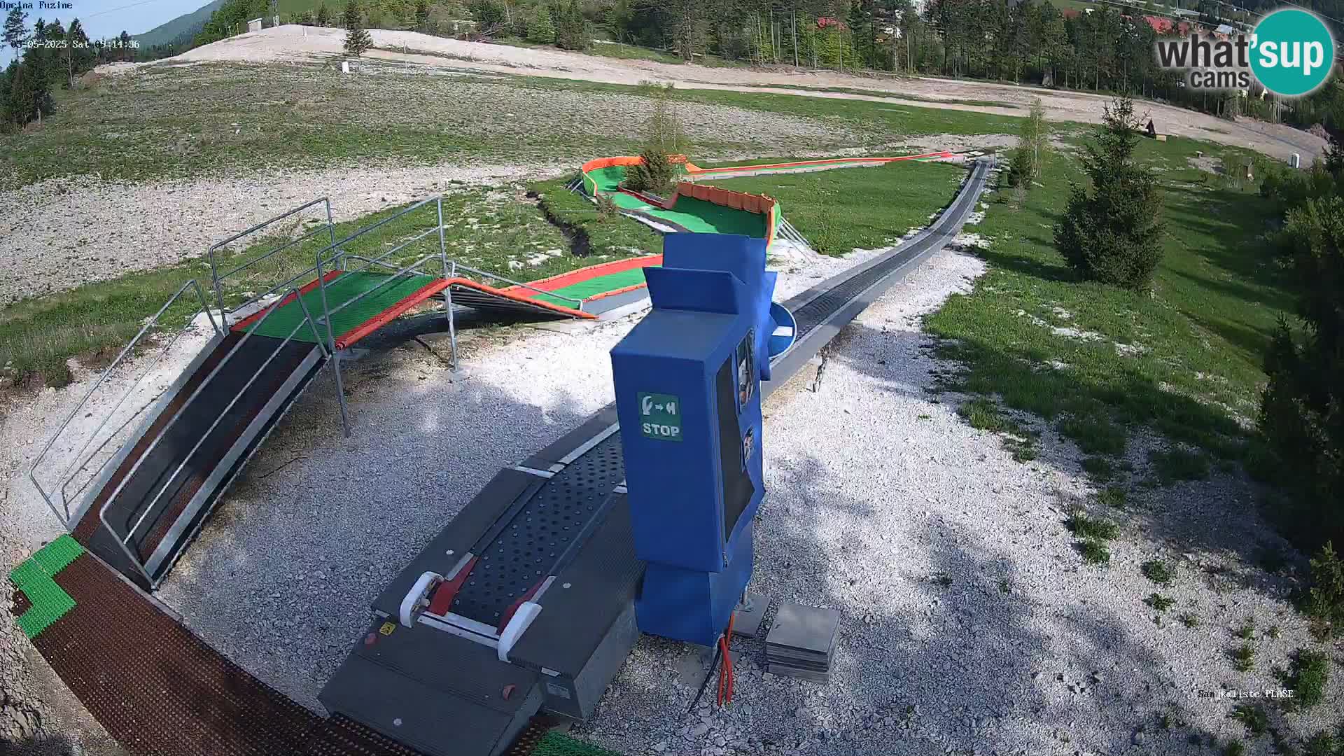 Live webcam Fužine toboggan run – Croatia