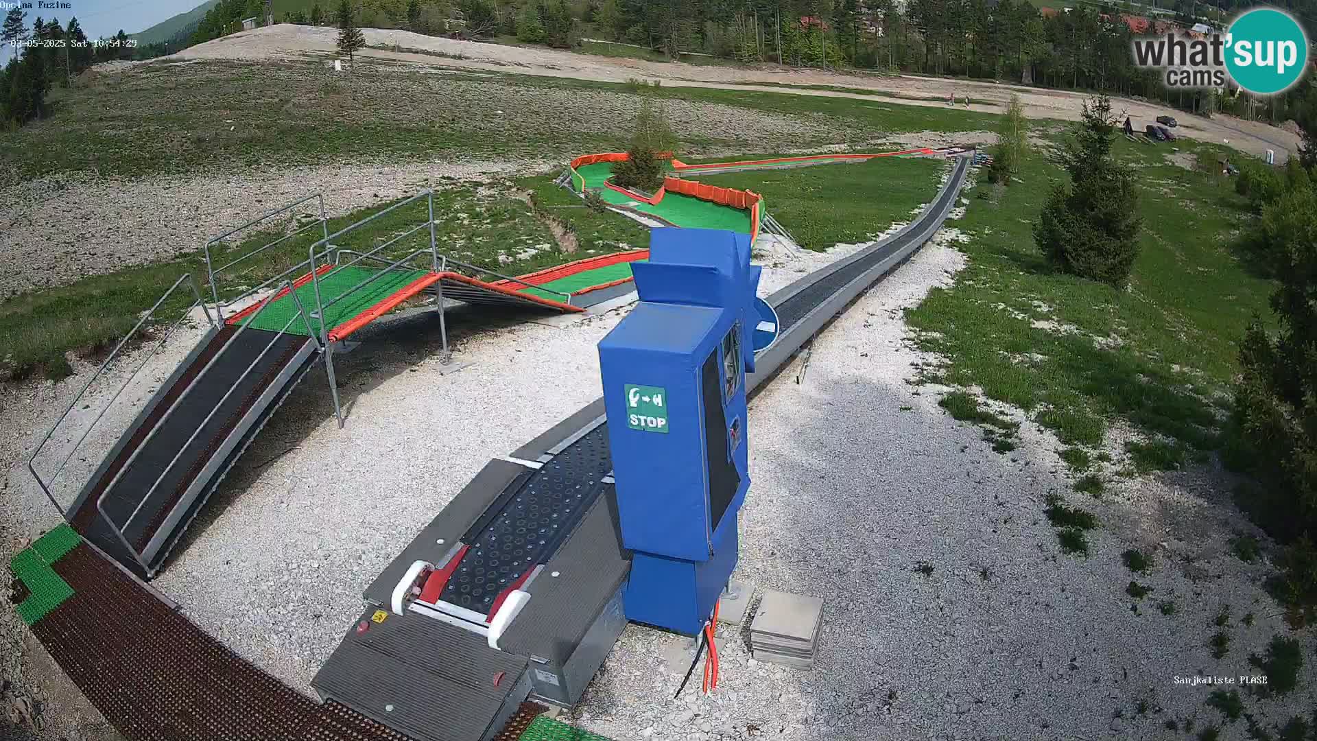 Live webcam Fužine toboggan run – Croatia