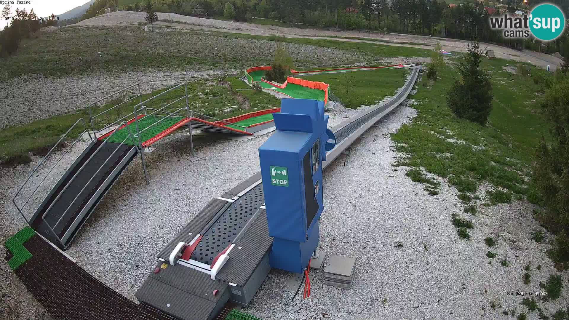 Live webcam Fužine toboggan run – Croatia