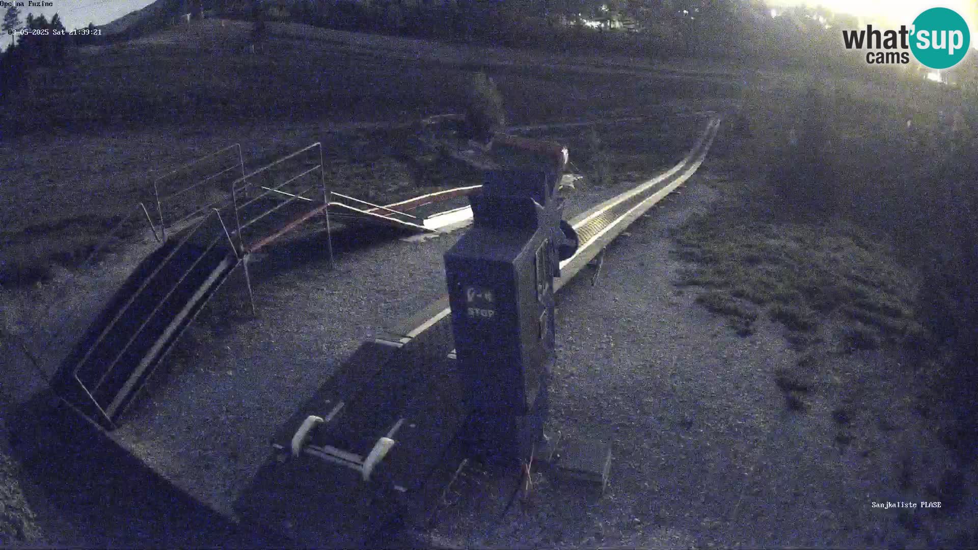 Webcam en vivo Pista de trineo Fužine – Croacia