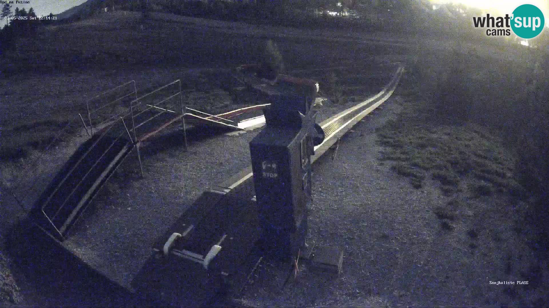 Live webcam Fužine toboggan run – Croatia