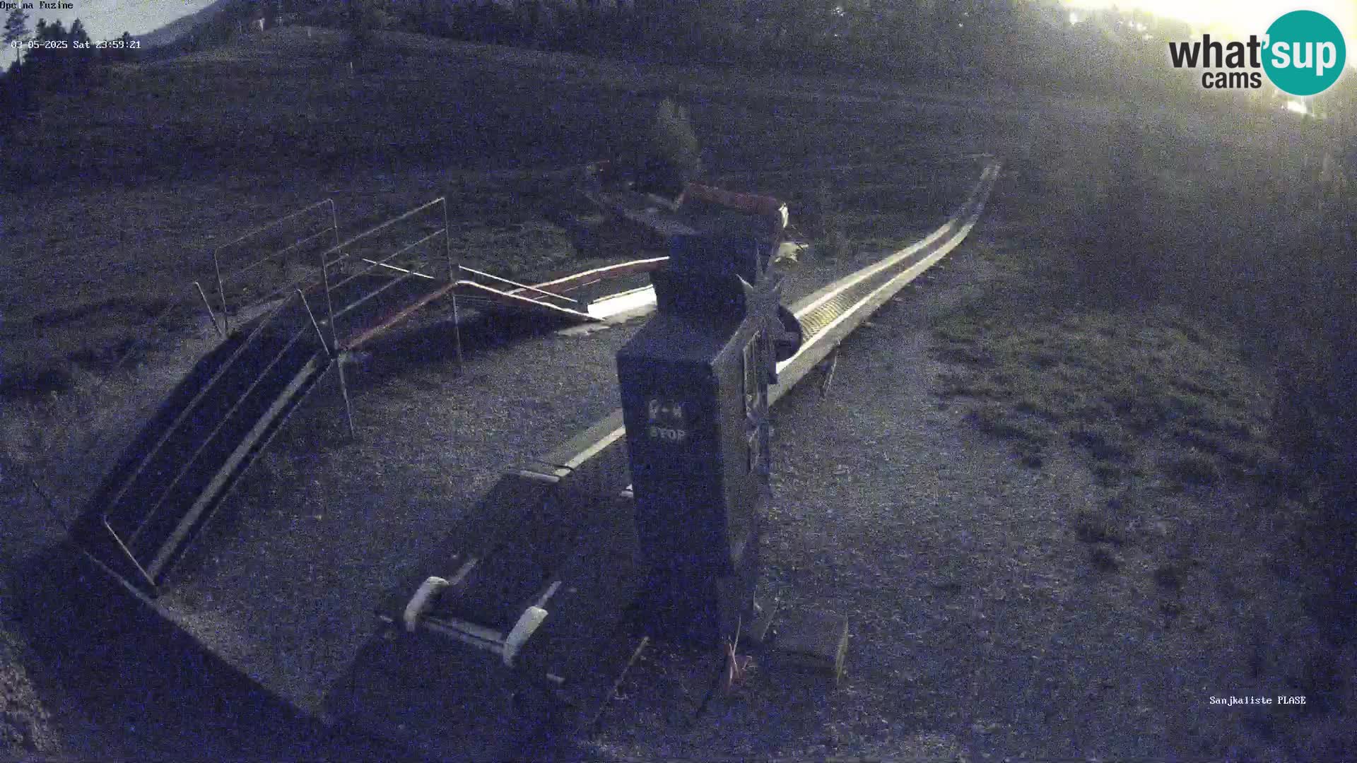 Webcam en direct Piste de luge de Fužine – Croatie