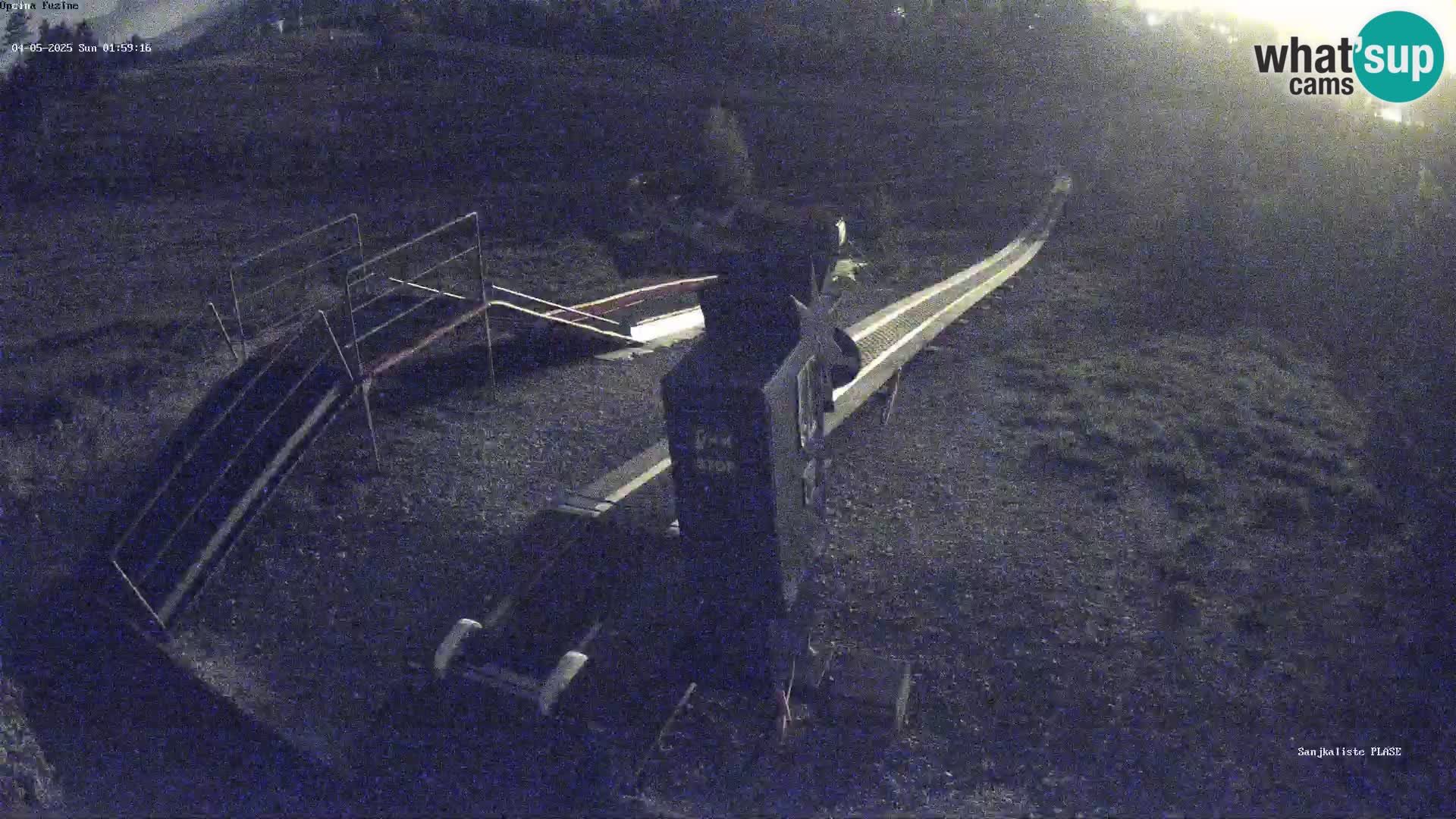 Webcam en direct Piste de luge de Fužine – Croatie