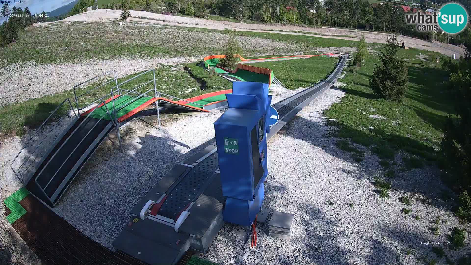 Live webcam Pista da slittino Fužine – Croazia