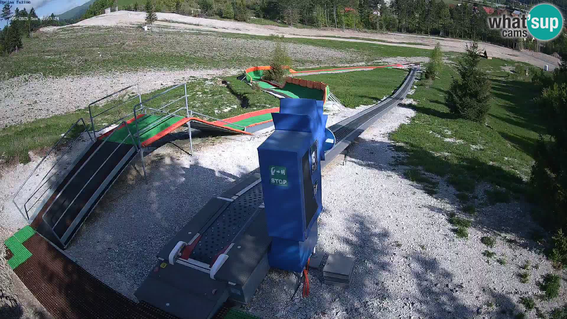 Webcam en direct Piste de luge de Fužine – Croatie