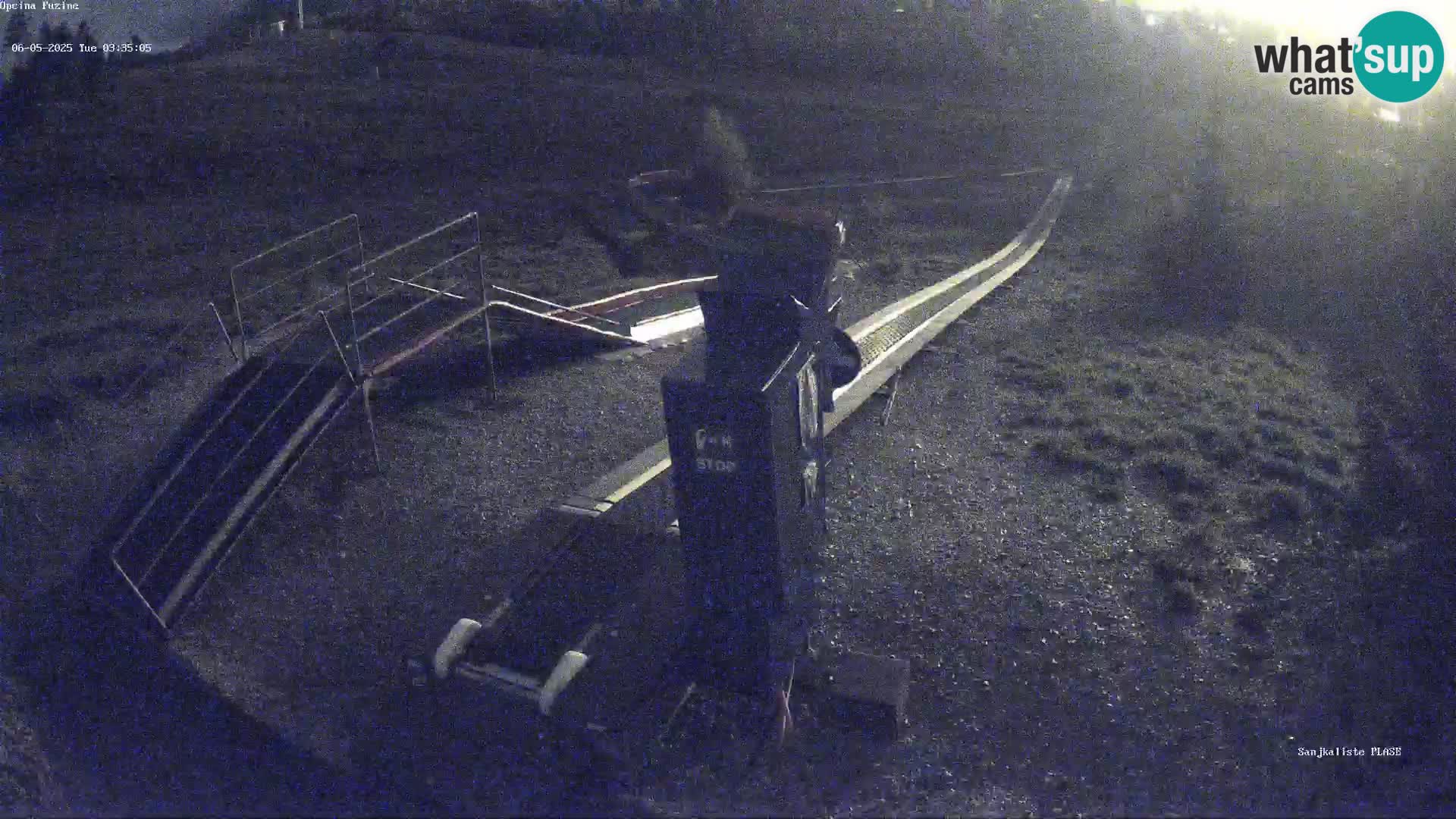 Webcam en direct Piste de luge de Fužine – Croatie