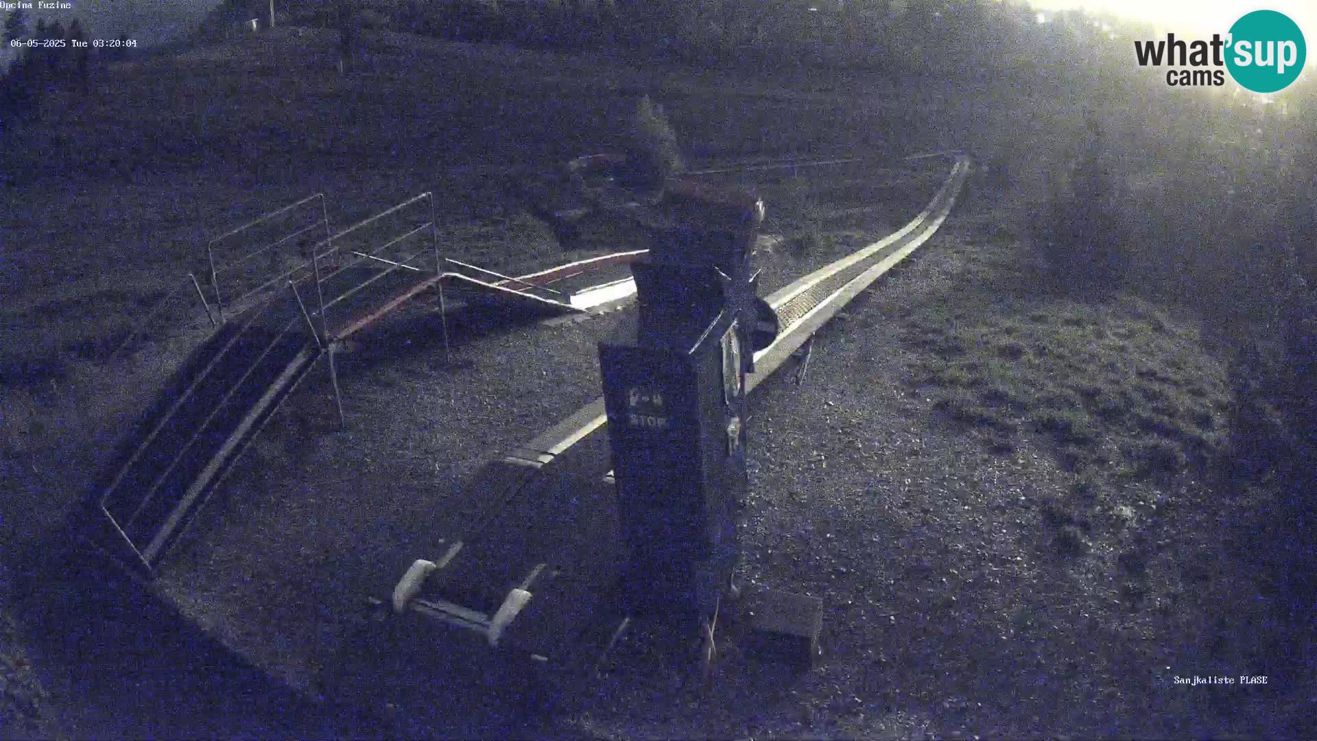 Live webcam Fužine toboggan run – Croatia