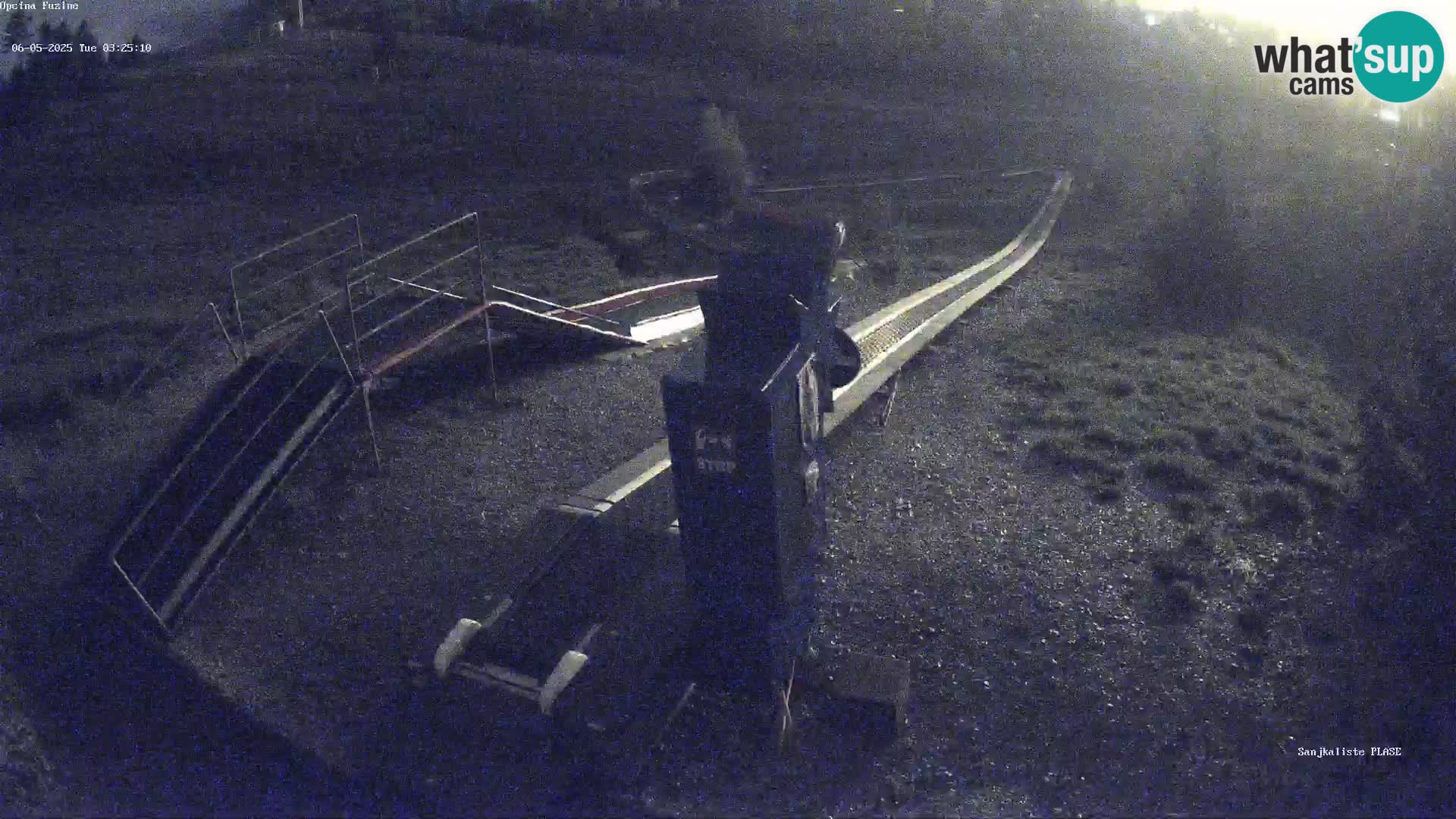 Webcam en direct Piste de luge de Fužine – Croatie