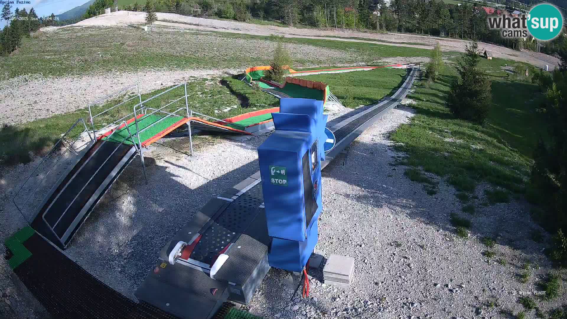 Webcam en direct Piste de luge de Fužine – Croatie