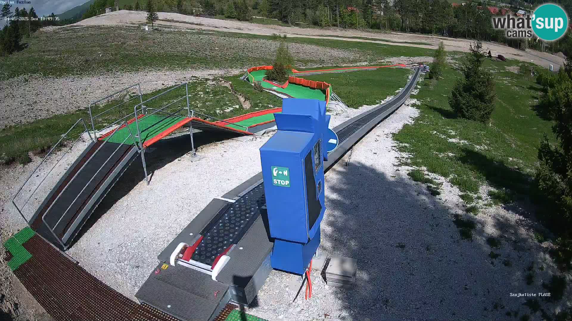 Live webcam Fužine toboggan run – Croatia