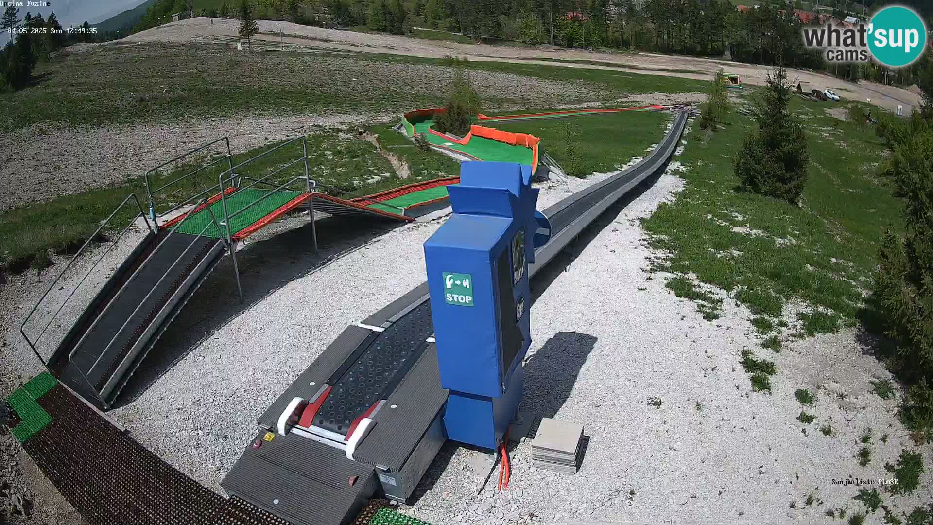 Live webcam Pista da slittino Fužine – Croazia