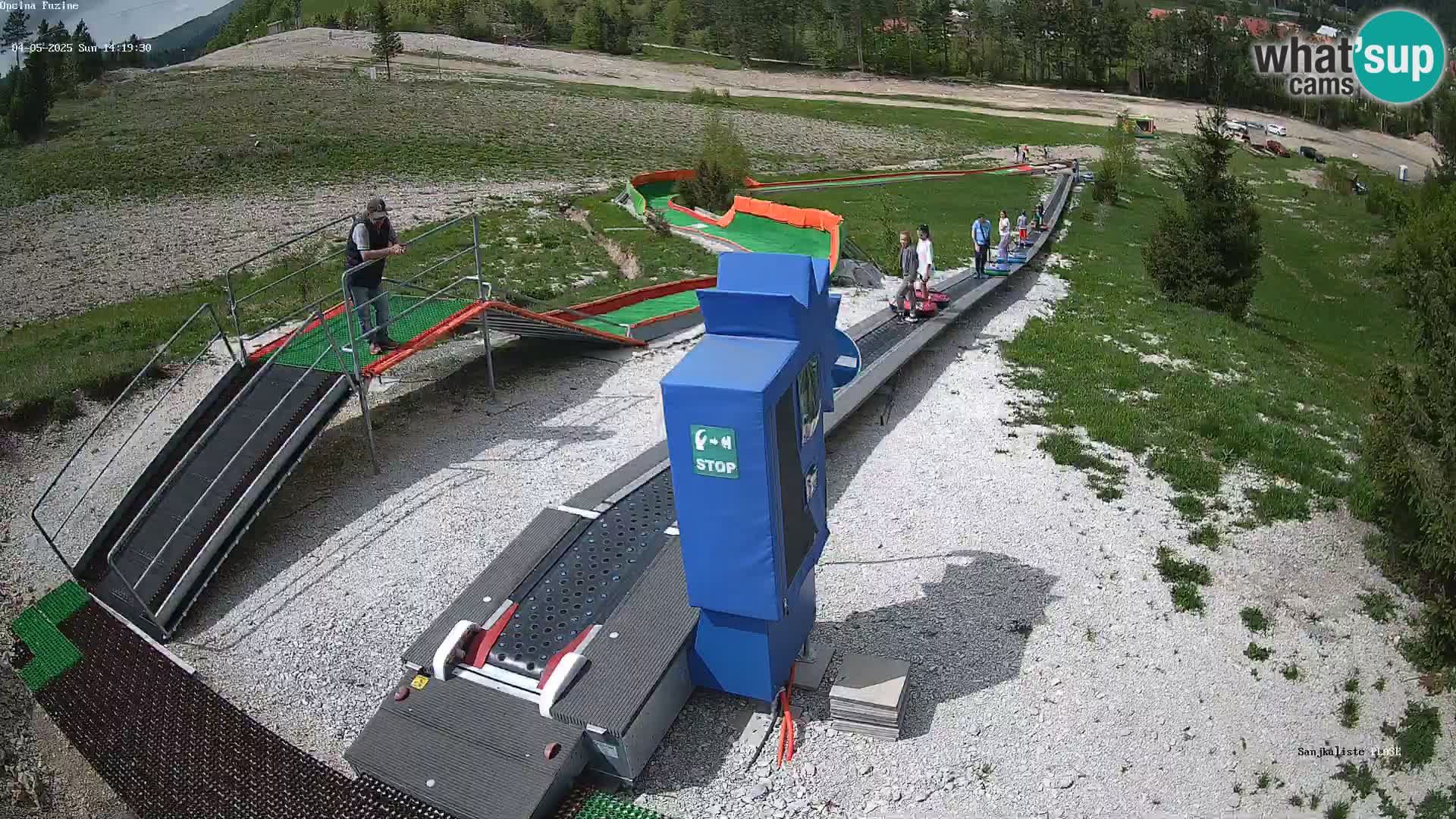 Webcam en direct Piste de luge de Fužine – Croatie