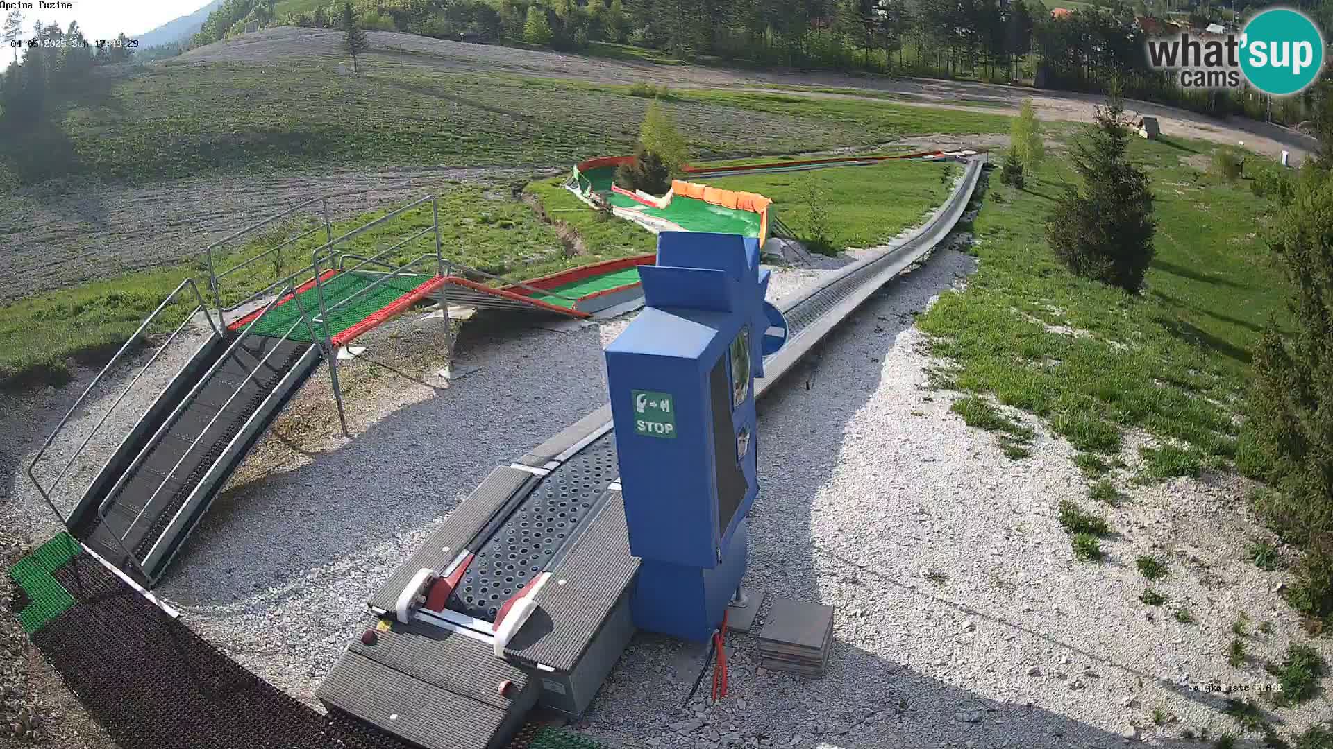 Webcam en direct Piste de luge de Fužine – Croatie