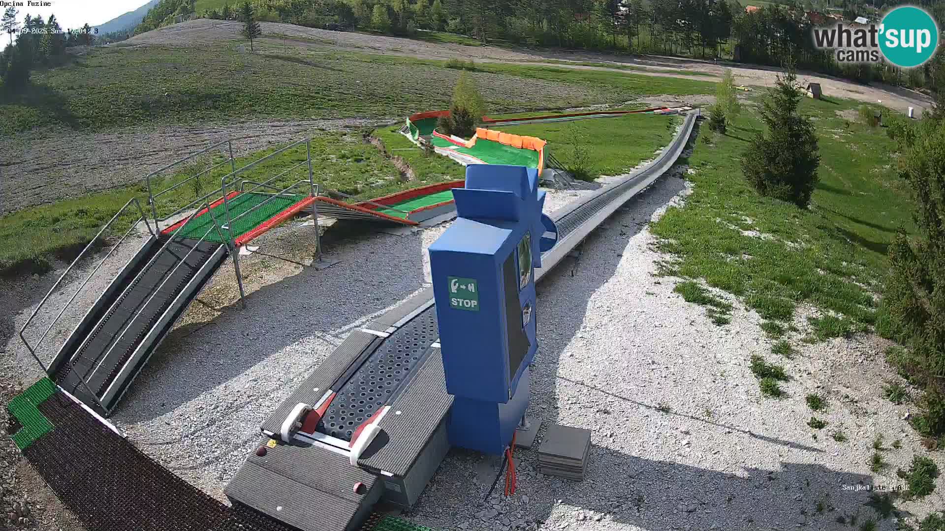 Webcam en direct Piste de luge de Fužine – Croatie