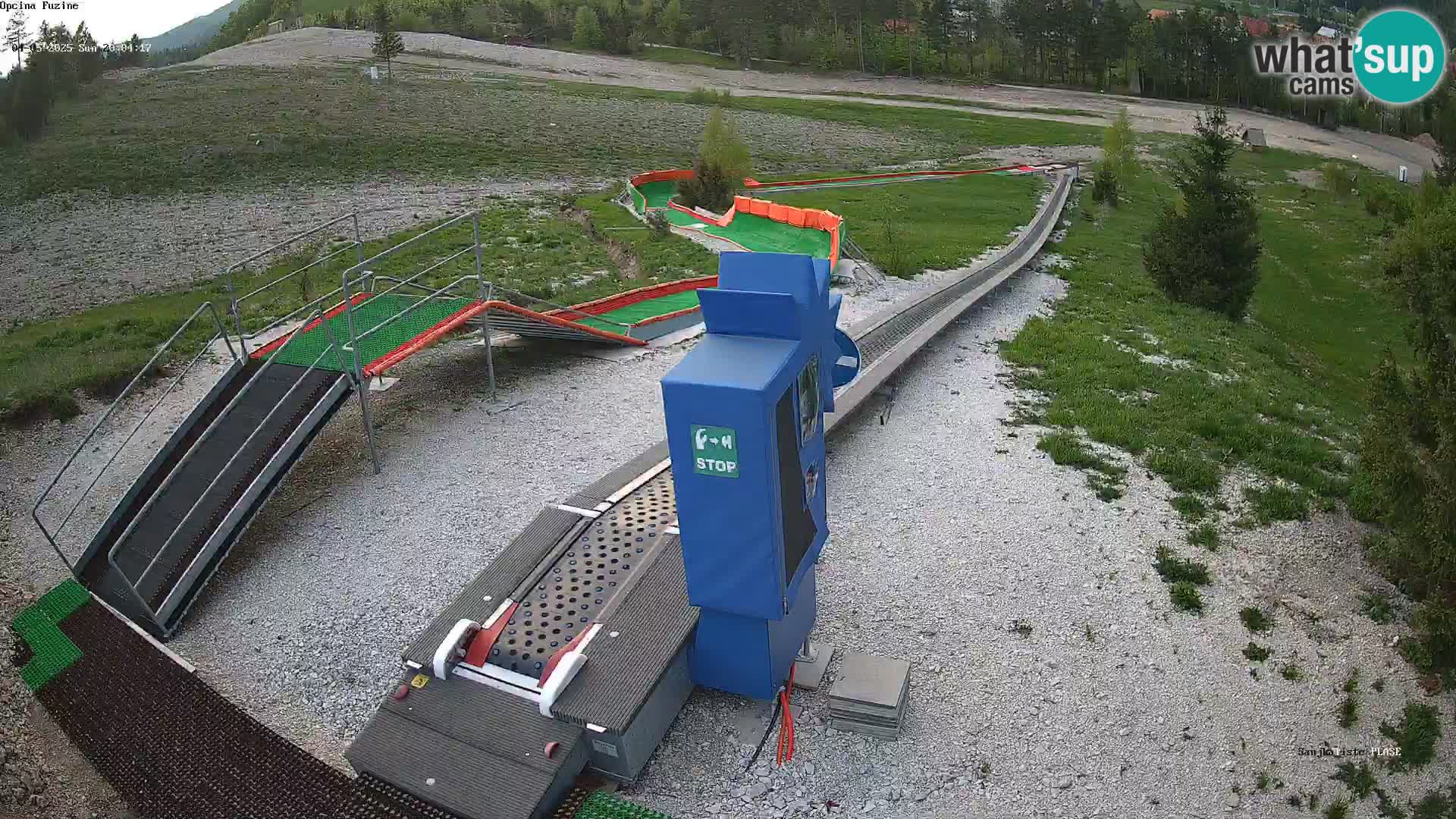 Webcam en direct Piste de luge de Fužine – Croatie