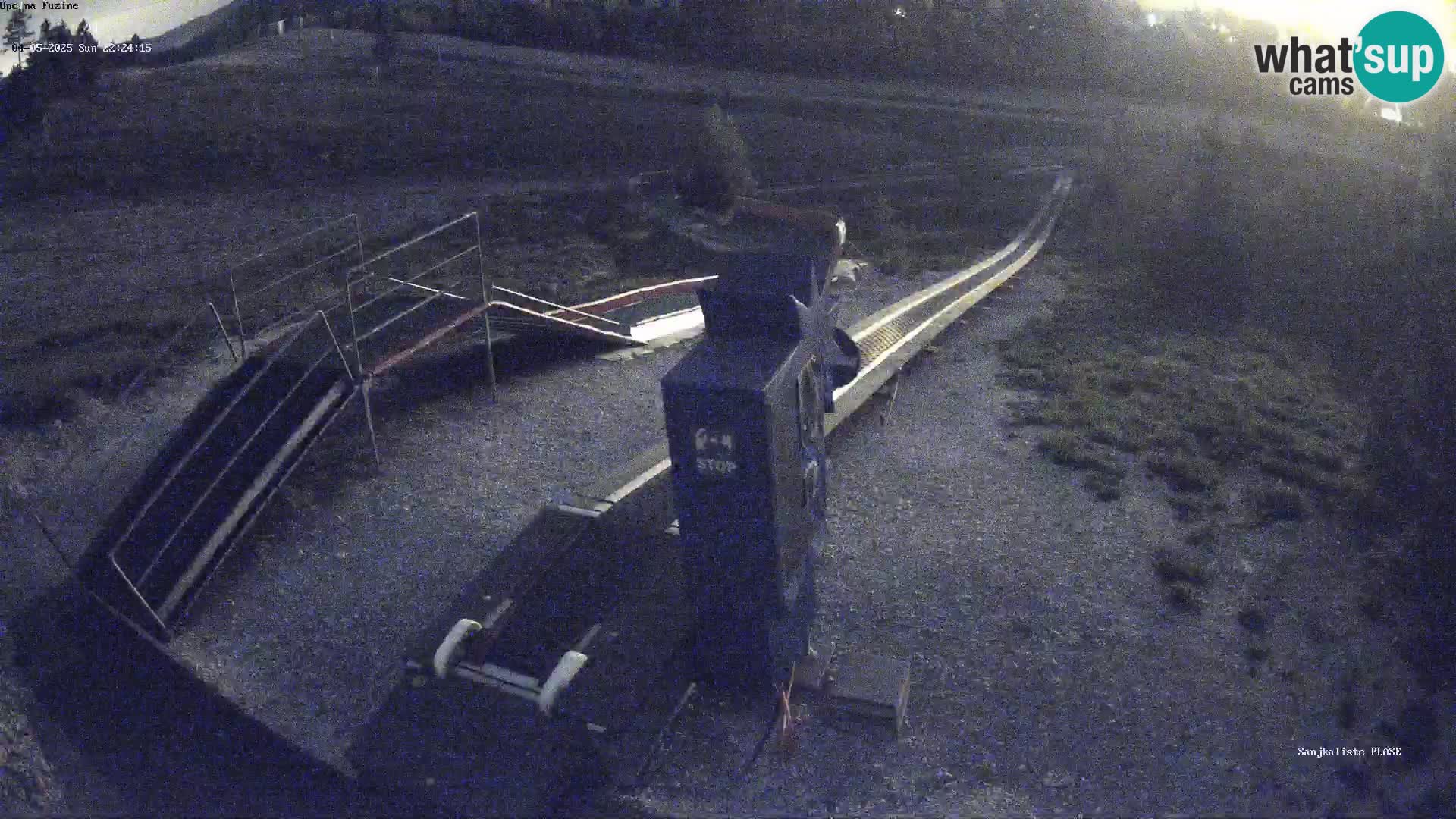 Webcam en direct Piste de luge de Fužine – Croatie