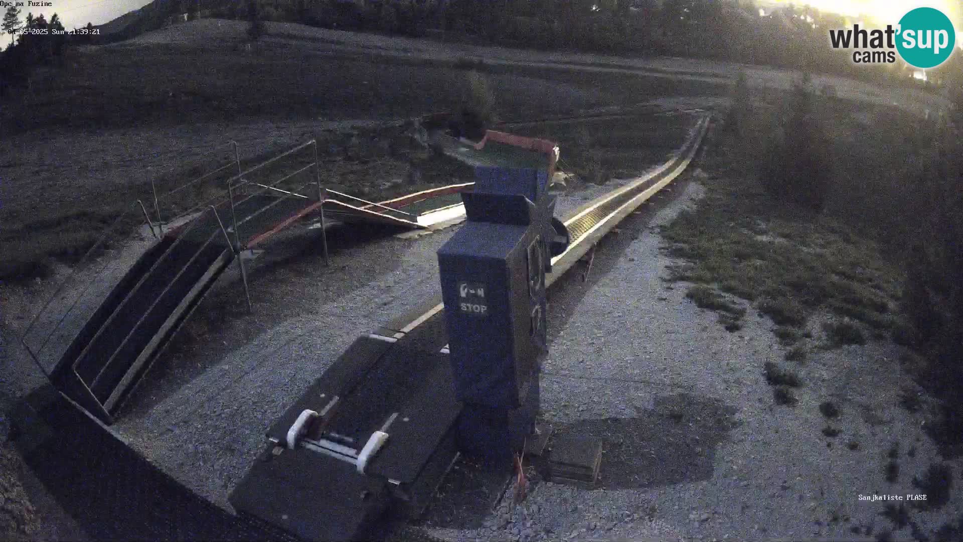 Live webcam Pista da slittino Fužine – Croazia