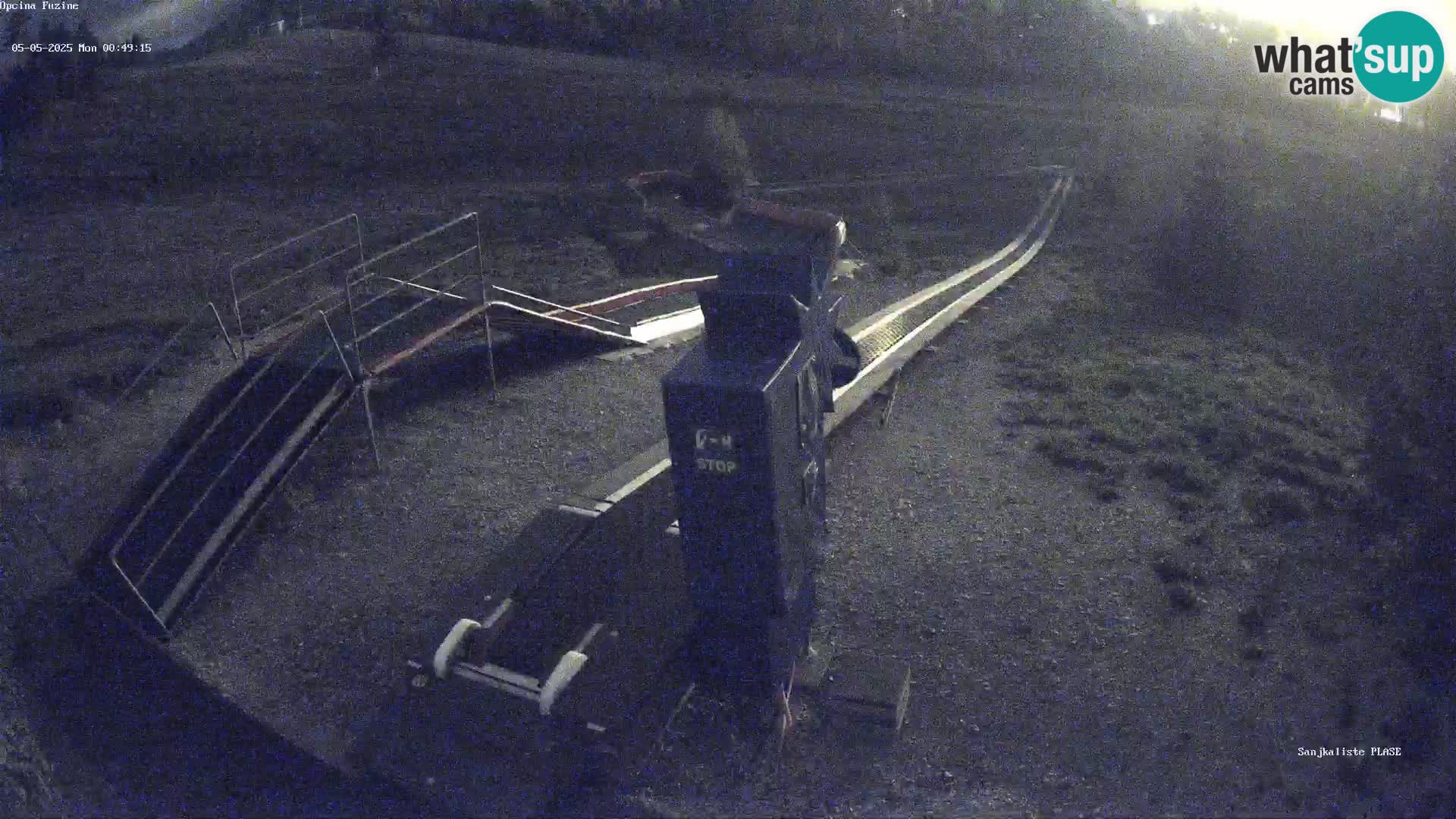 Live webcam Fužine toboggan run – Croatia