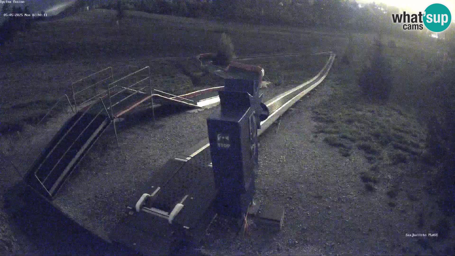 Live webcam Pista da slittino Fužine – Croazia