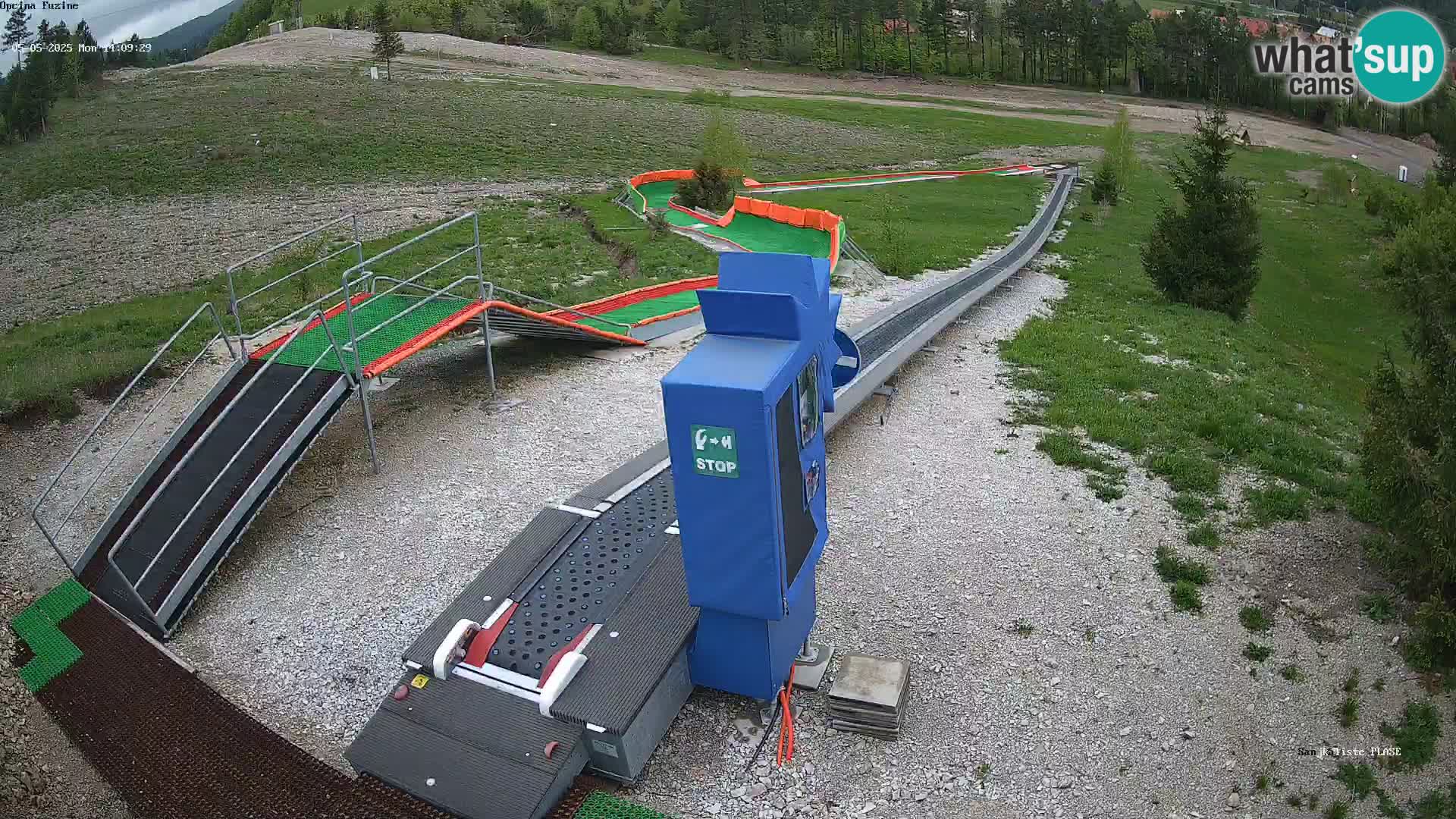Webcam en vivo Pista de trineo Fužine – Croacia