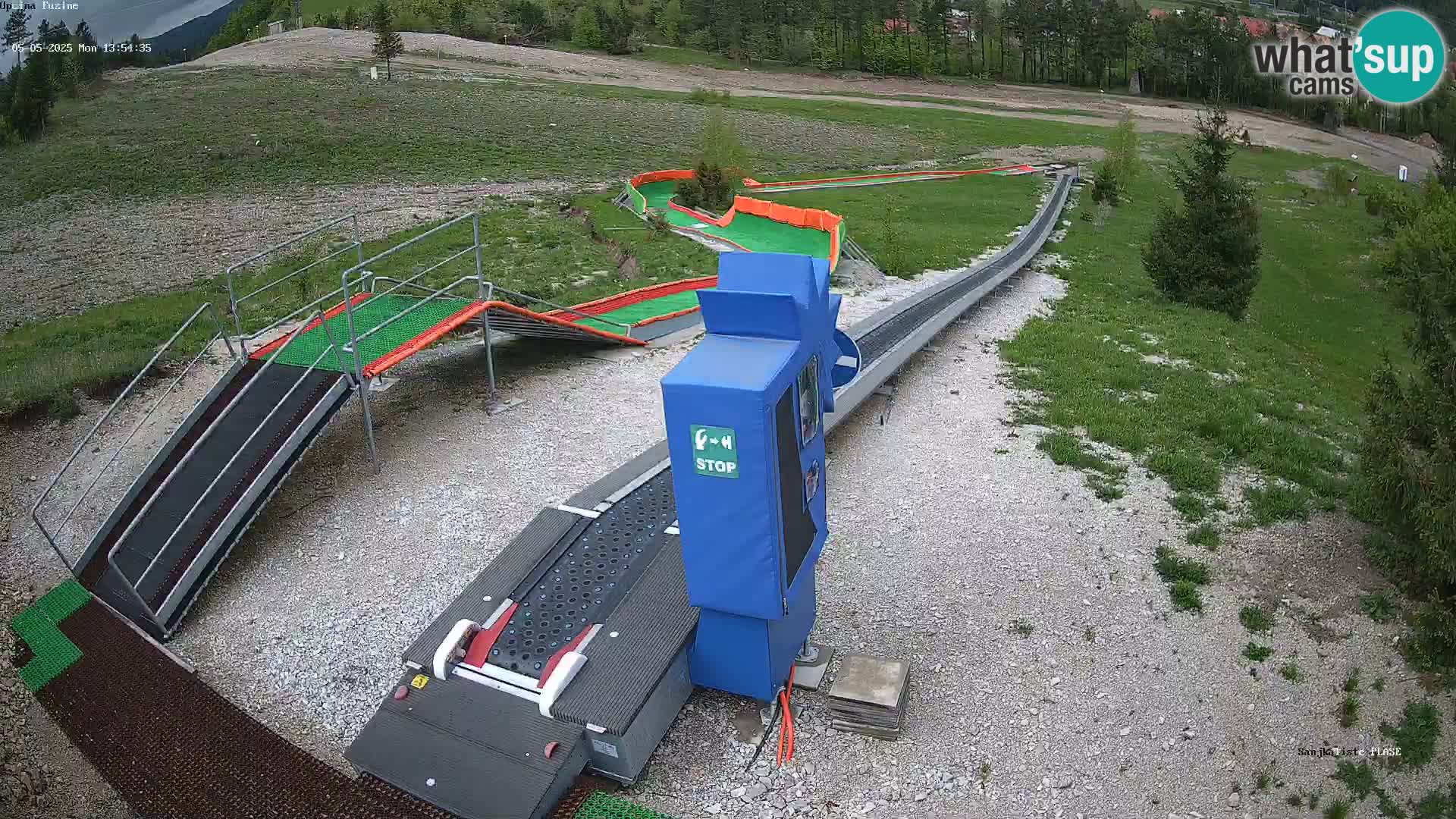 Live webcam Fužine toboggan run – Croatia
