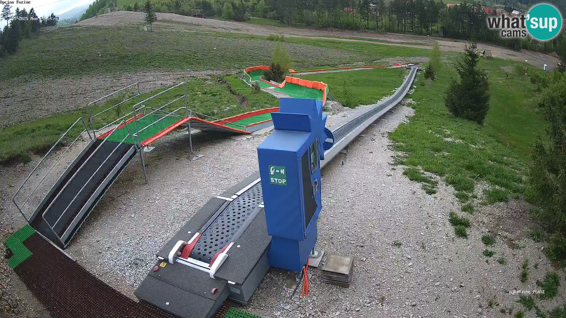 Webcam en direct Piste de luge de Fužine – Croatie