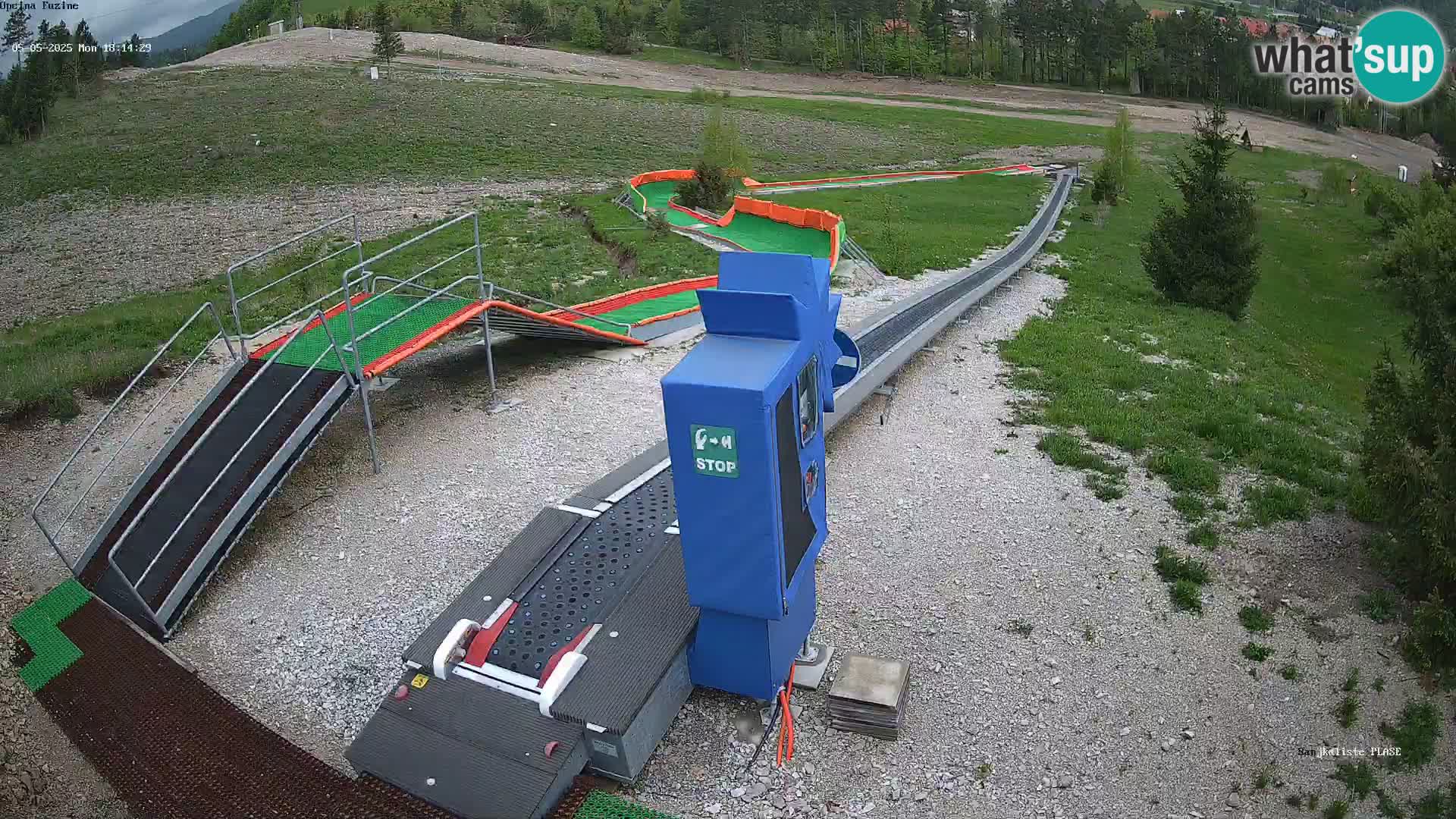Spletna kamera v živo Sankališče Fužine – Hrvaška