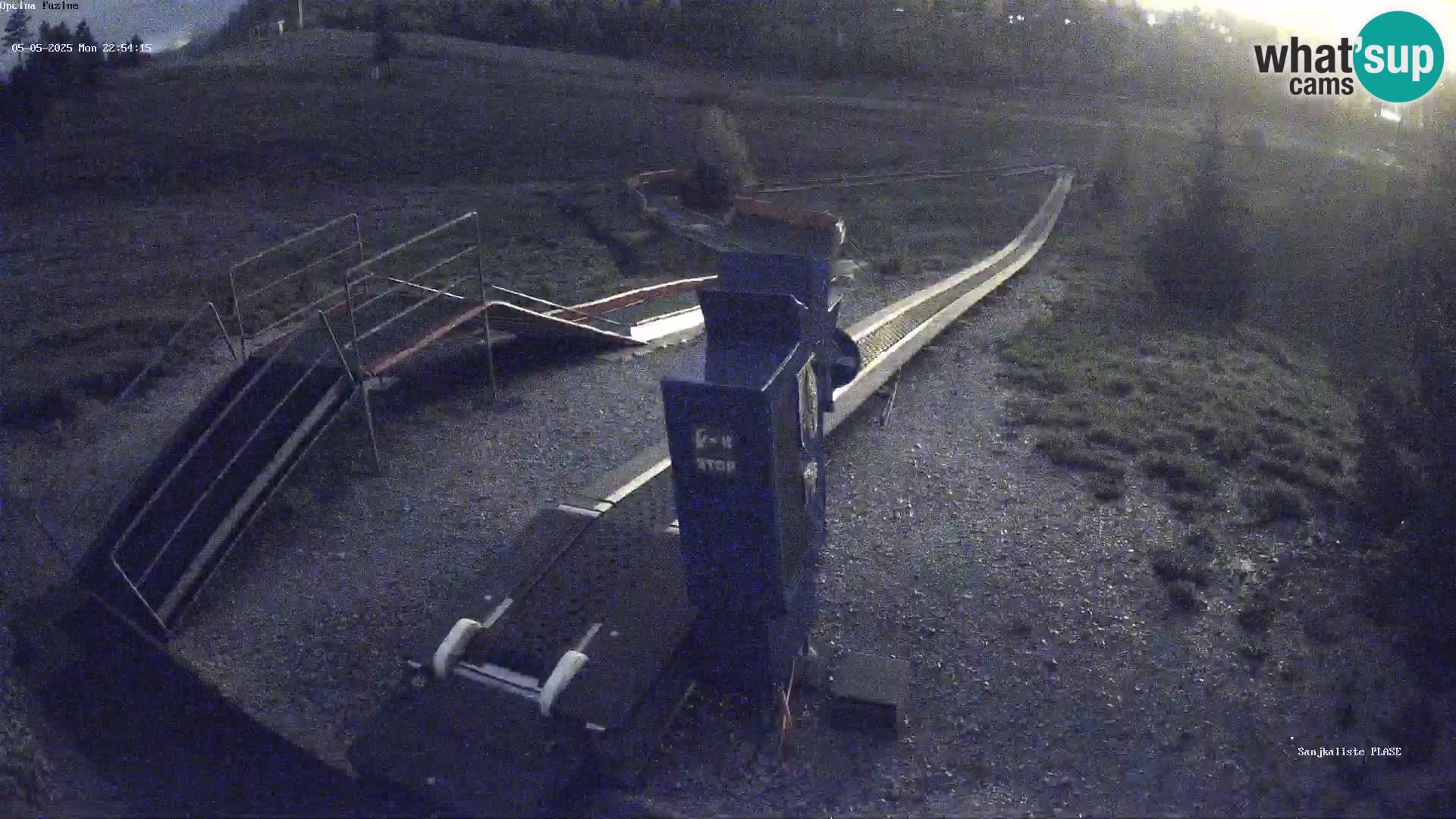 Webcam en direct Piste de luge de Fužine – Croatie