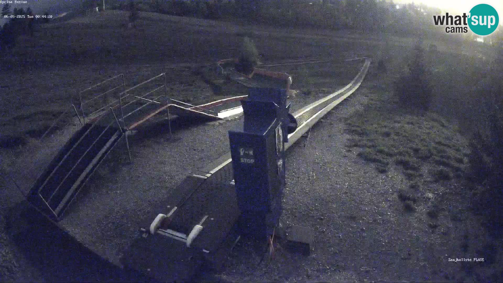 Webcam en direct Piste de luge de Fužine – Croatie